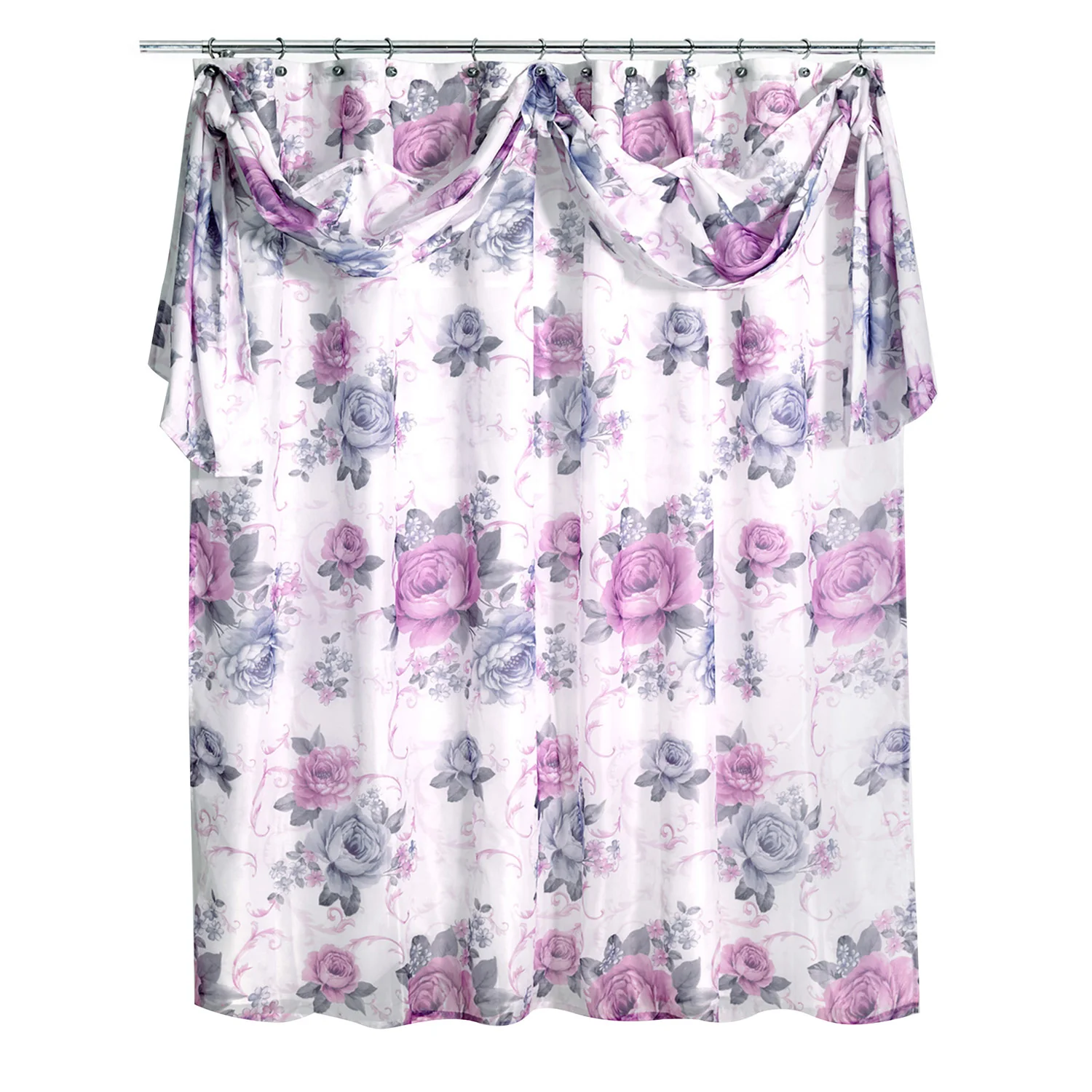 Popular Bath Michelle Complete Bath Ensemble Decor Set, Lilac, All Sold Separately - Image 10