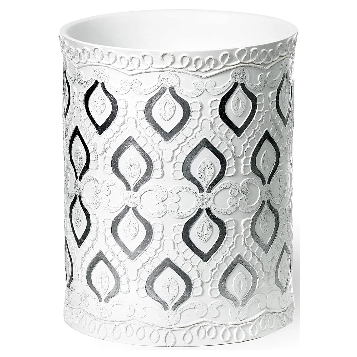 Popular Bath Monaco Complete Bath Ensemble Decor Set, White, All Sold Separately - Image 5