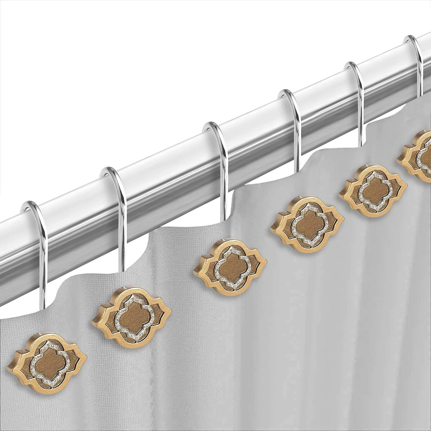 Popular Bath Spindle Complete Bath Ensemble Decor Set, Gold, All Sold Separately - Image 4