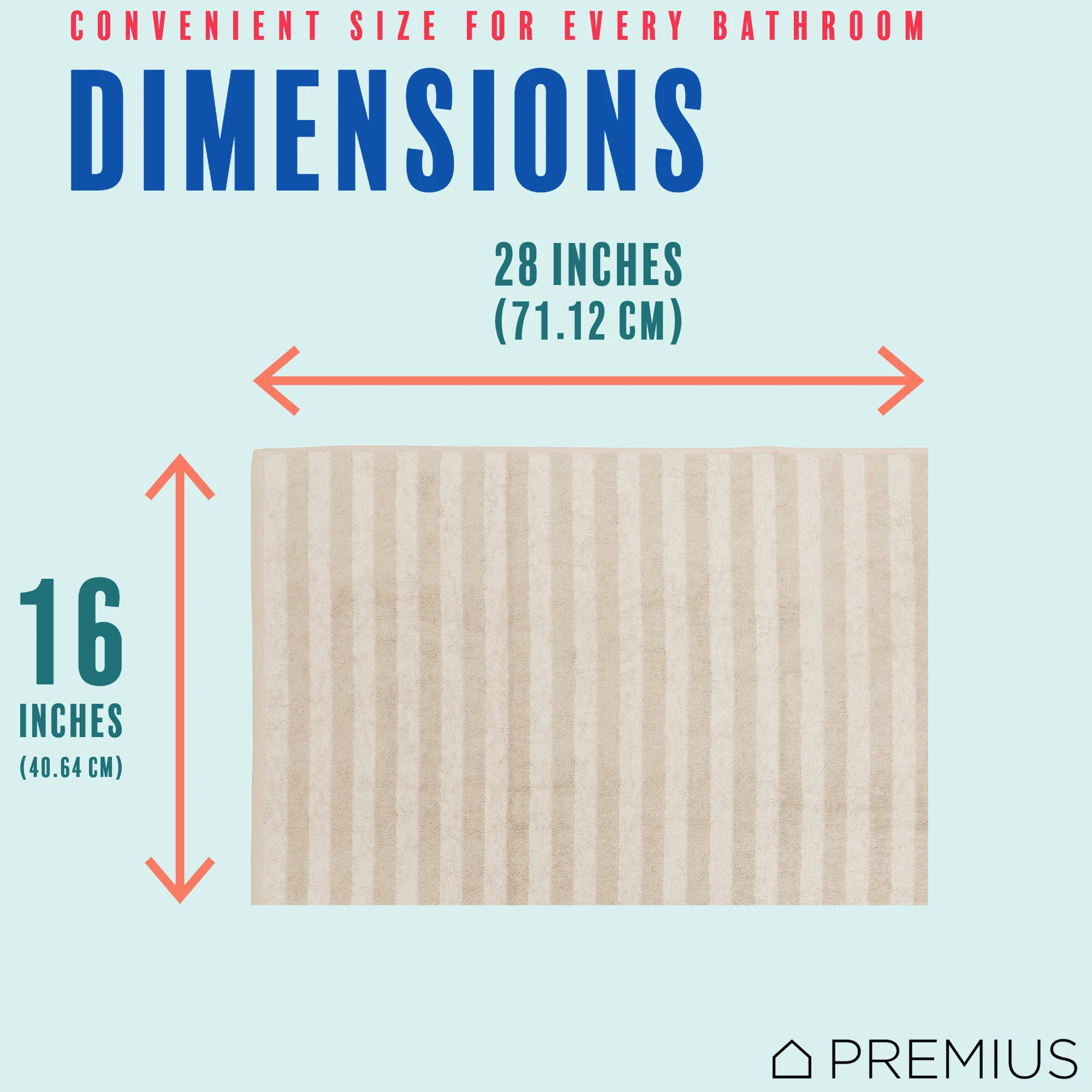 PREMIUS 2 Pack Stripes 100% Cotton Yarn Dyed Hand Towel, 16x28 Inches - Image 23