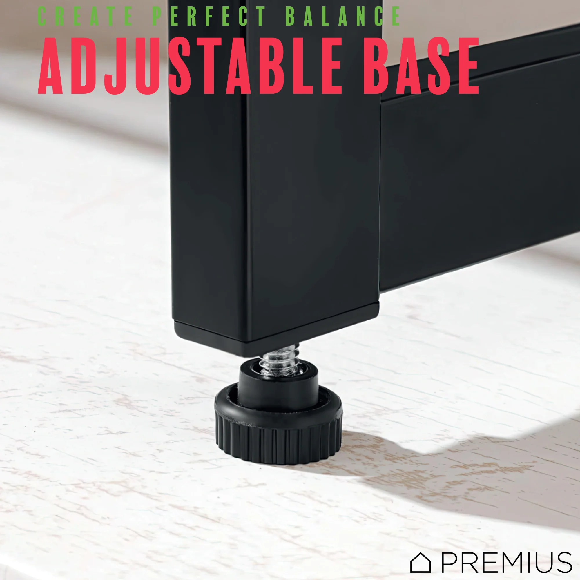 PREMIUS 4 Layer Mesh Shelf Shoe Rack, Black, 29.9x29.1x12 Inches - Image 4