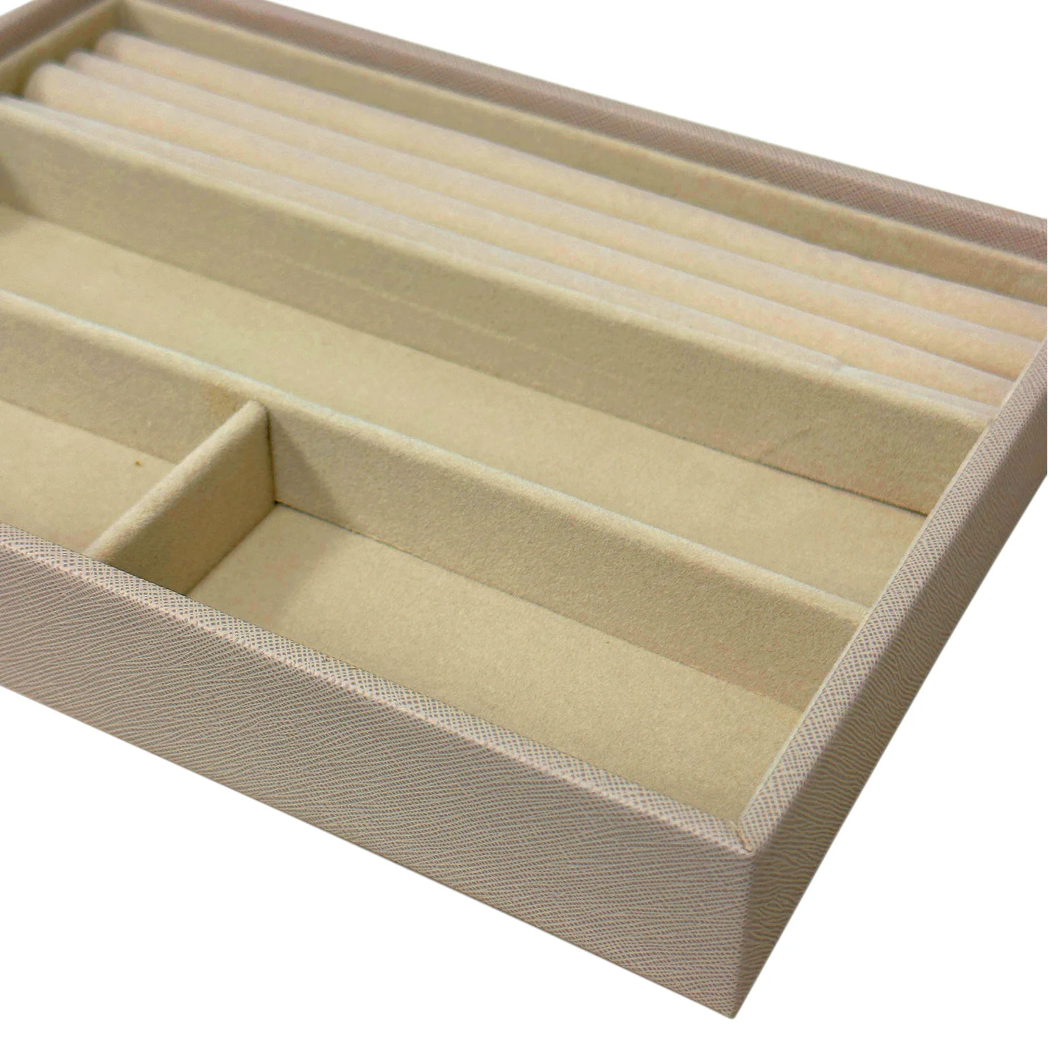 PREMIUS 4 Section Jewlery Tray, Gray, 10x7x1 Inches - Image 2