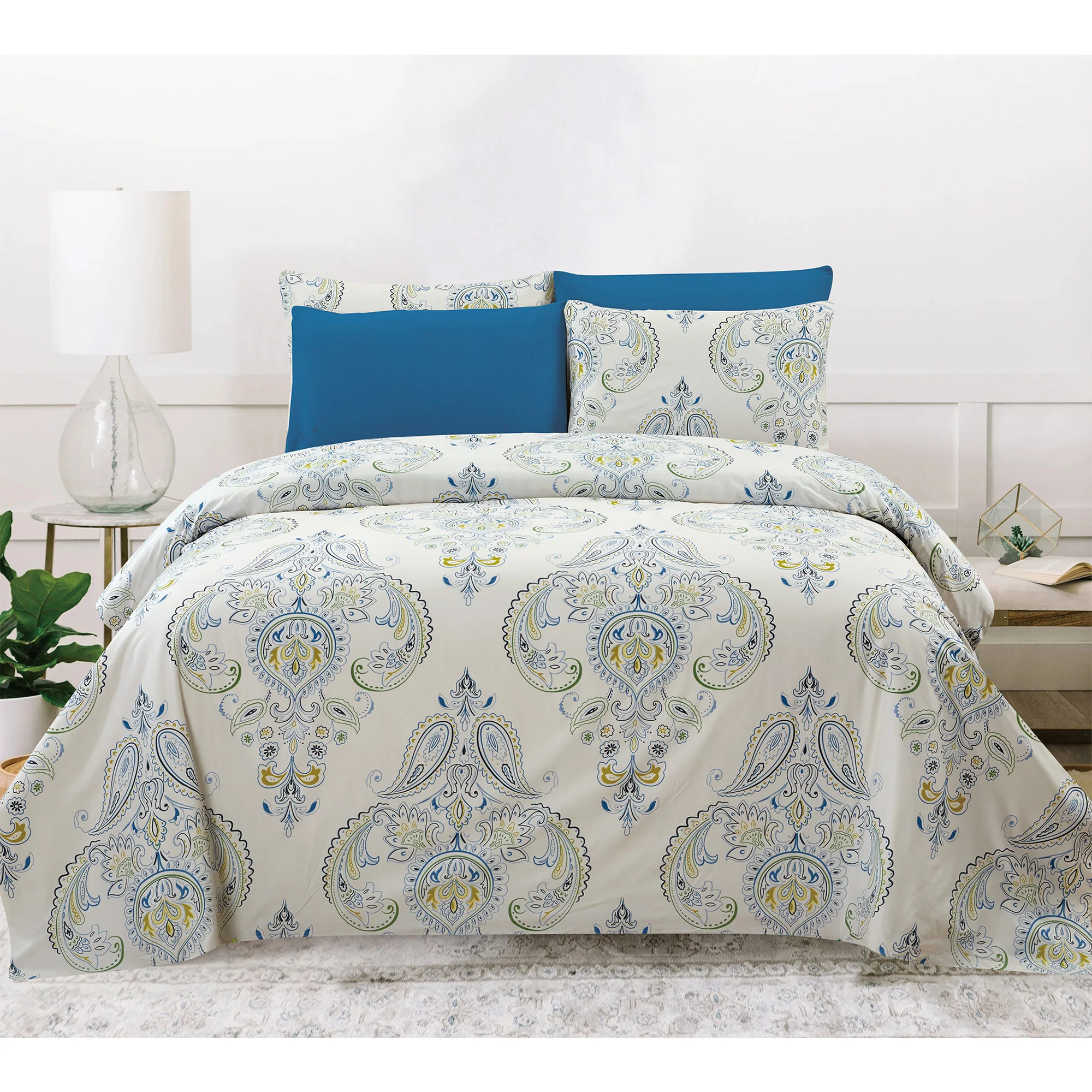 PREMIUS Eleanor Luxurious Wrinkle-Free Microfiber Sheet Set - Image 7