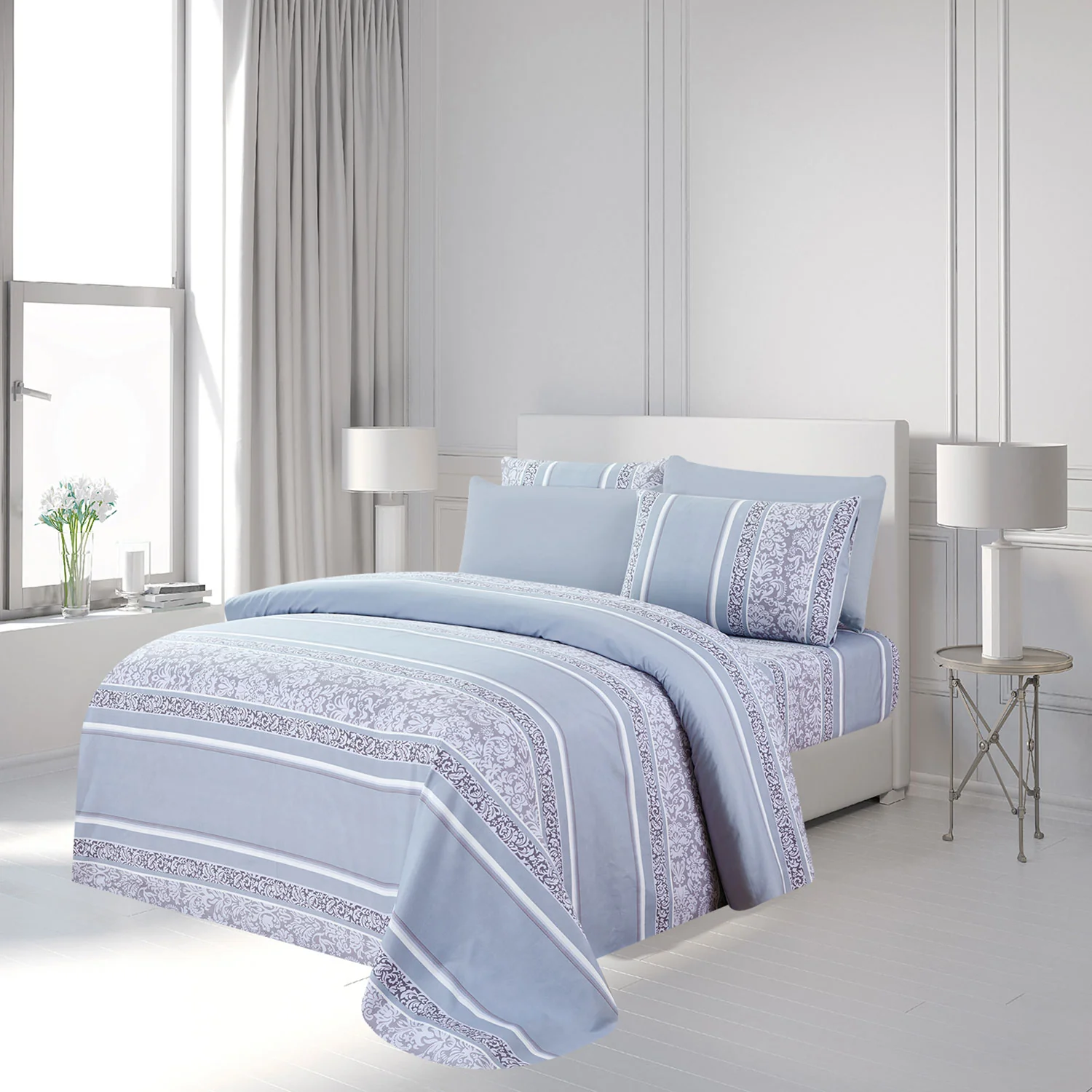 Premius Emily Premium Luxurious Wrinkle-Free Microfiber Sheet Set - Image 4