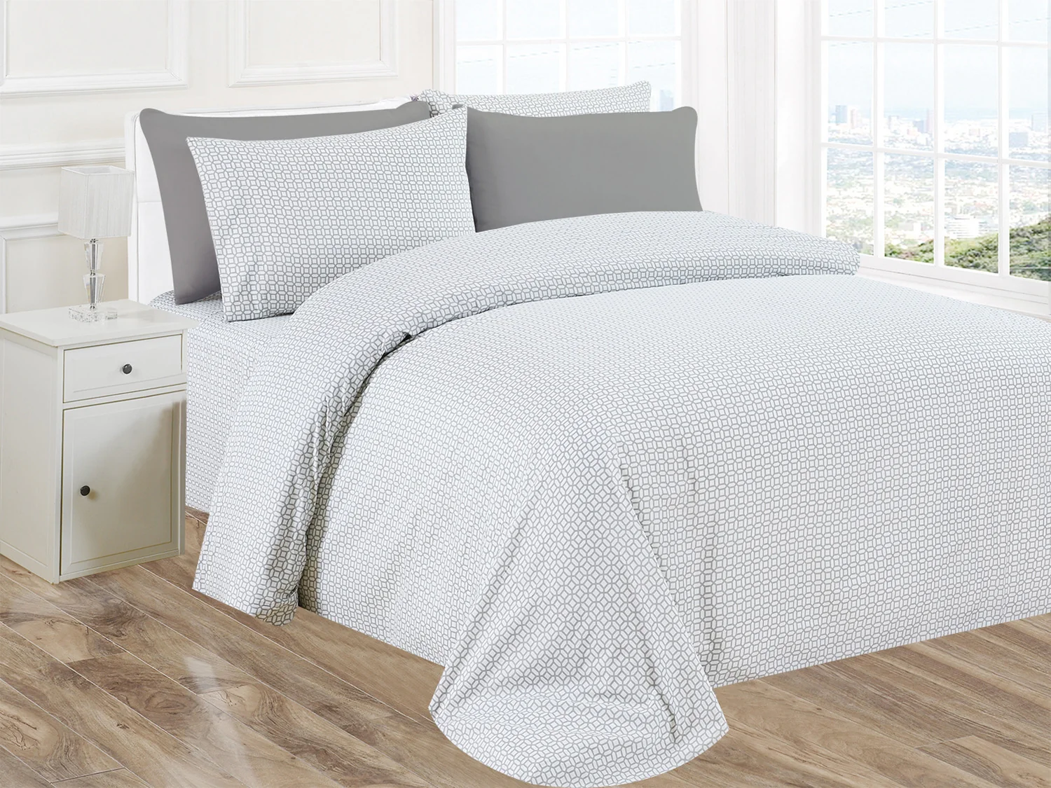 Premius Haven Luxurious Wrinkle-Free Microfiber Sheet Set - Image 2