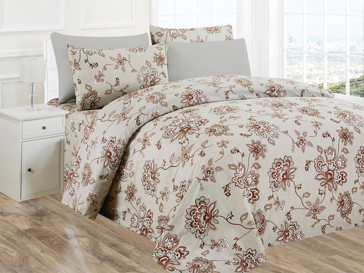 Premius Indra Luxurious Wrinkle-Free Microfiber Sheet Set - Image 6