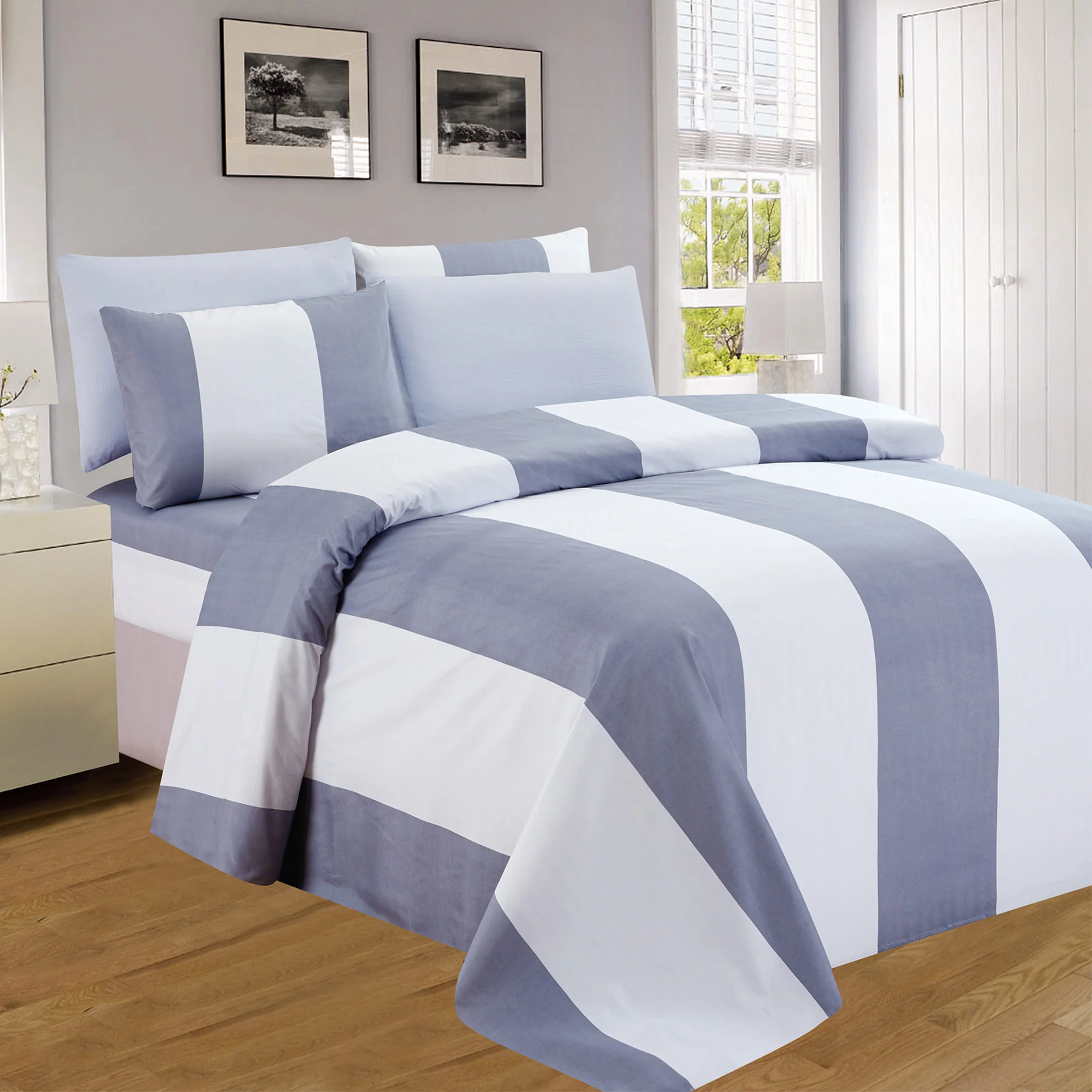 PREMIUS Jose Printed Wrinkle Free Microfiber Sheet Set - Image 5