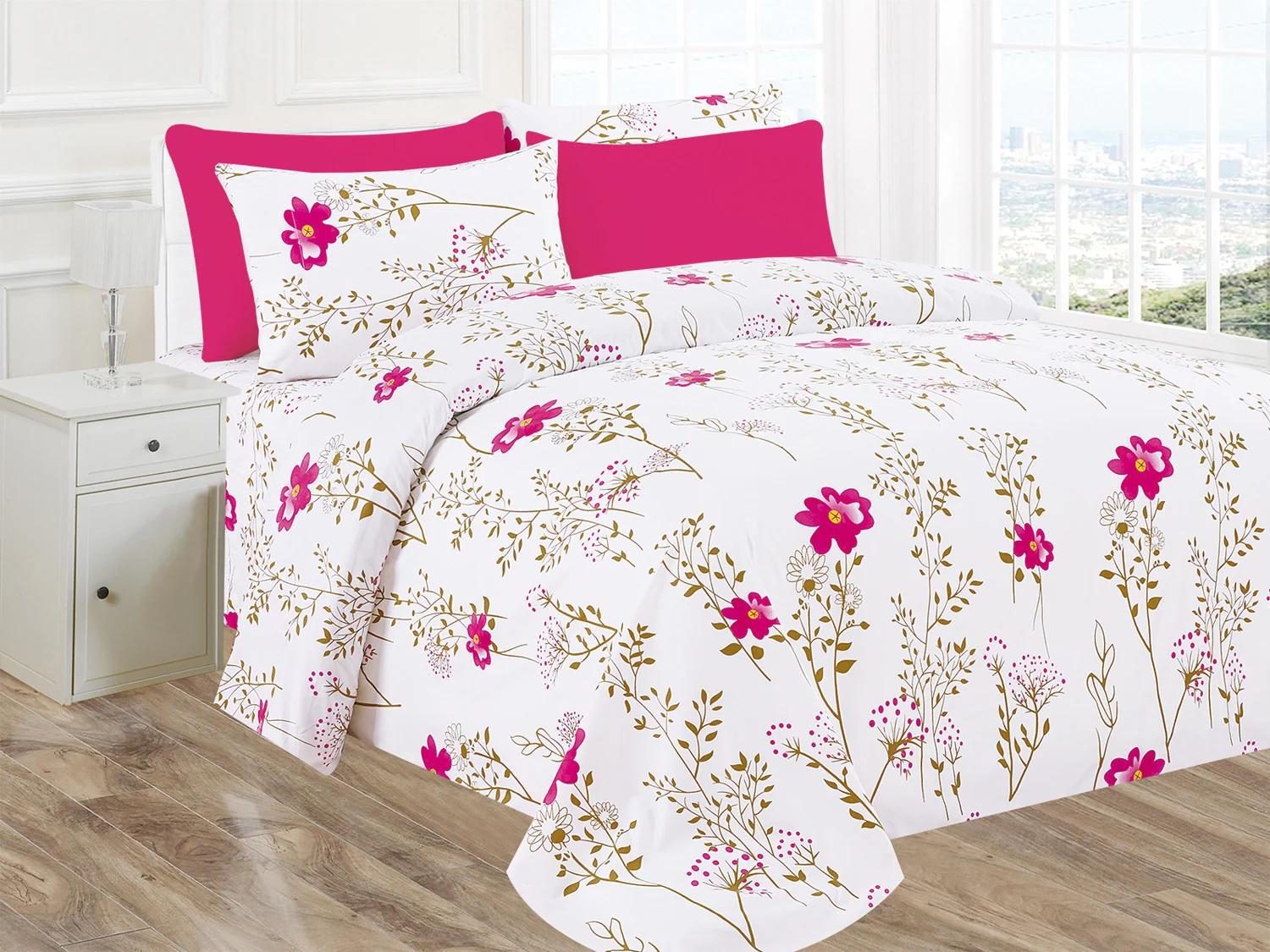 Premius Karen Luxurious Wrinkle-Free Microfiber Sheet Set - Image 2