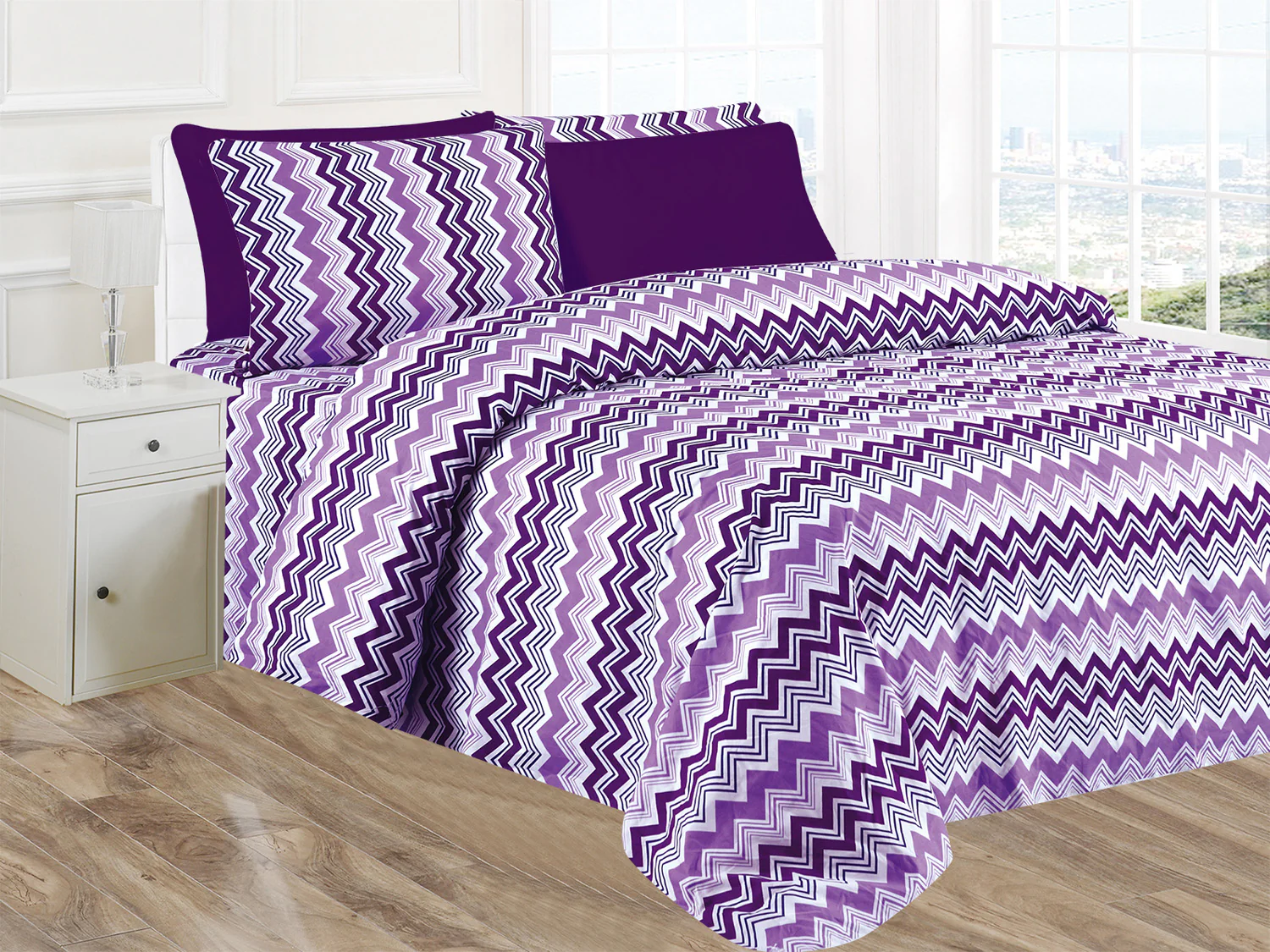 Premius Karla Luxurious Wrinkle-Free Microfiber Sheet Set - Image 2