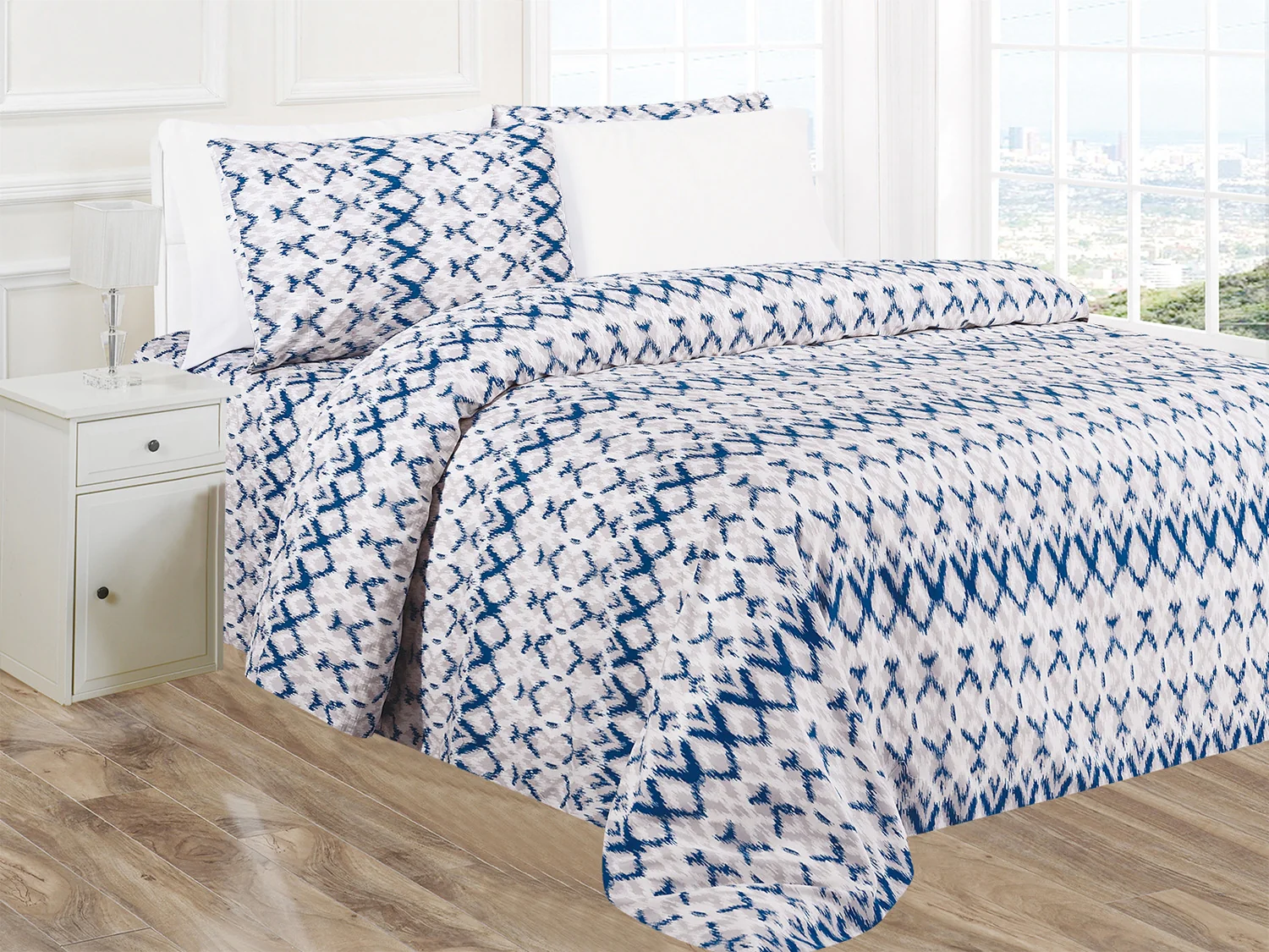 Premius Laurette Luxurious Wrinkle-Free Microfiber Sheet Set - Image 4