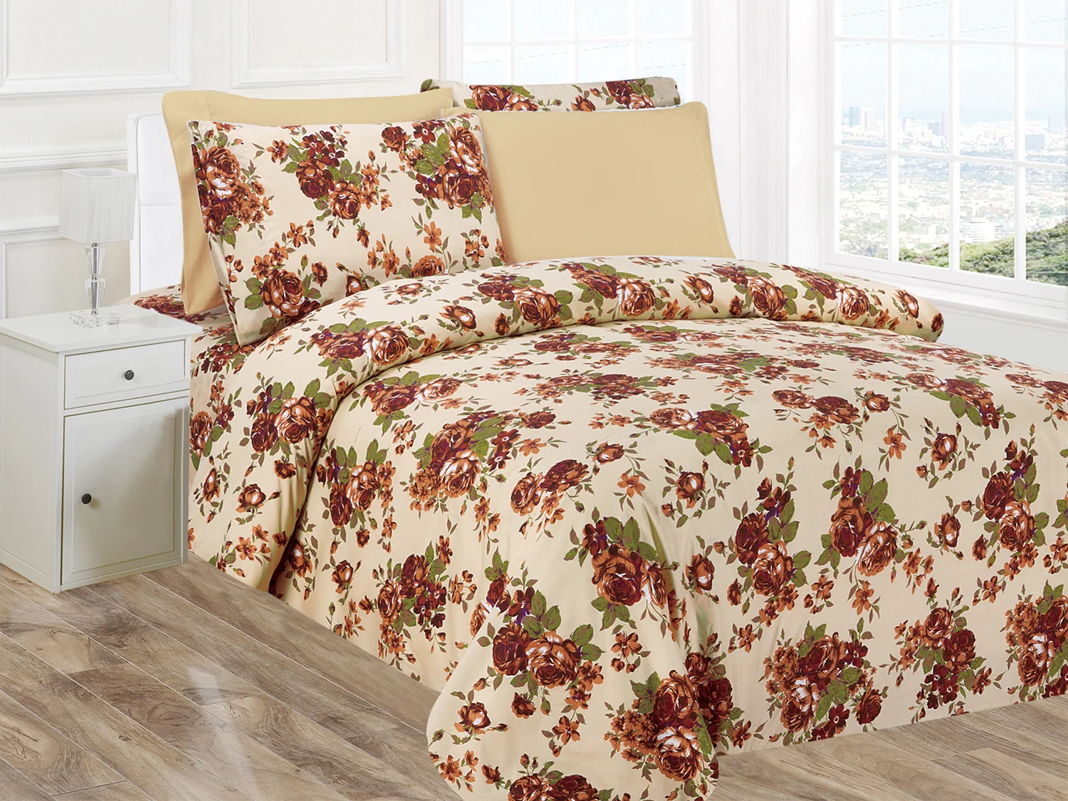 Premius Layla Luxurious Wrinkle-Free Microfiber Sheet Set - Image 4