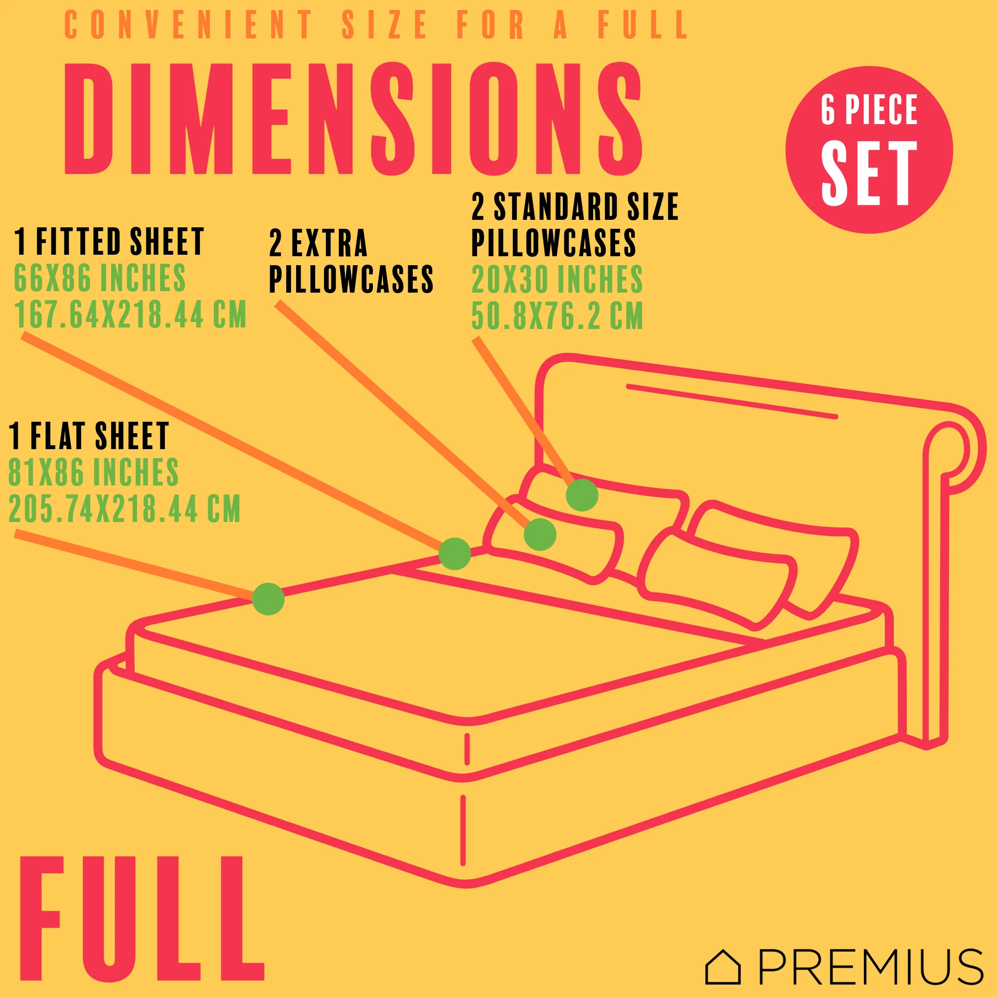 PREMIUS Leo Soft Wrinkle-Free Microfiber Sheet Set, Navy-Gold - Image 20