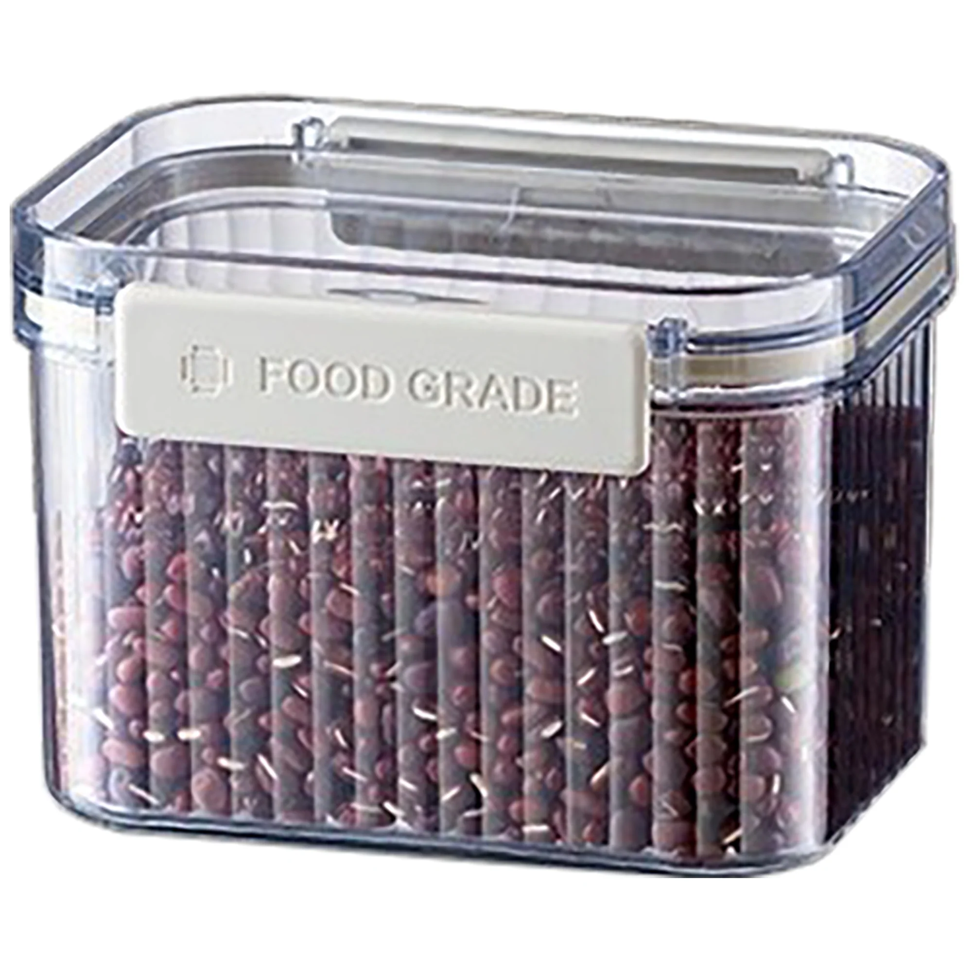 PREMIUS Plastic Food Storage Container, Rectangle, Clear-Natural - Image 19