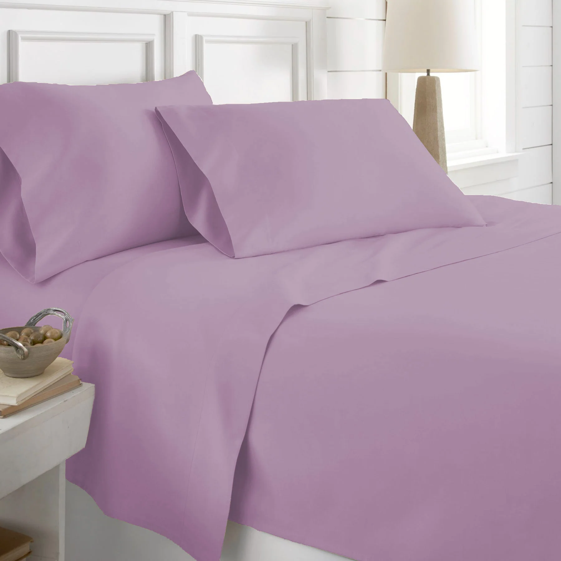 PREMIUS Super Soft 100% Cotton Sheet Set, King - Image 3
