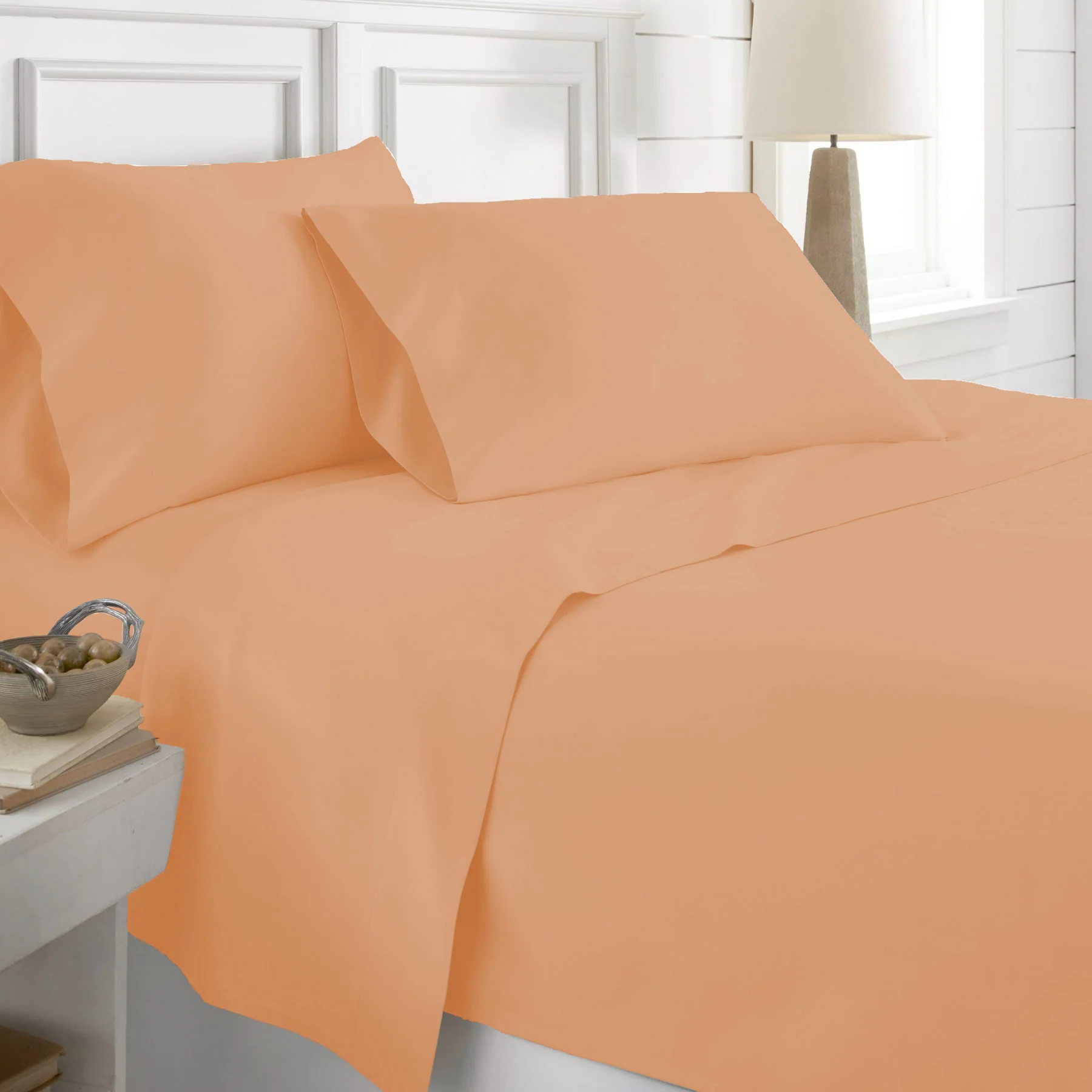 PREMIUS Super Soft 100% Cotton Sheet Set, Queen - Image 3