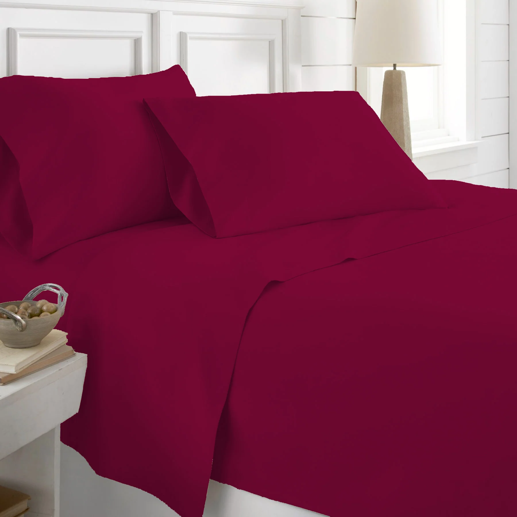 PREMIUS Super Soft 100% Cotton Sheet Set, Queen - Image 4