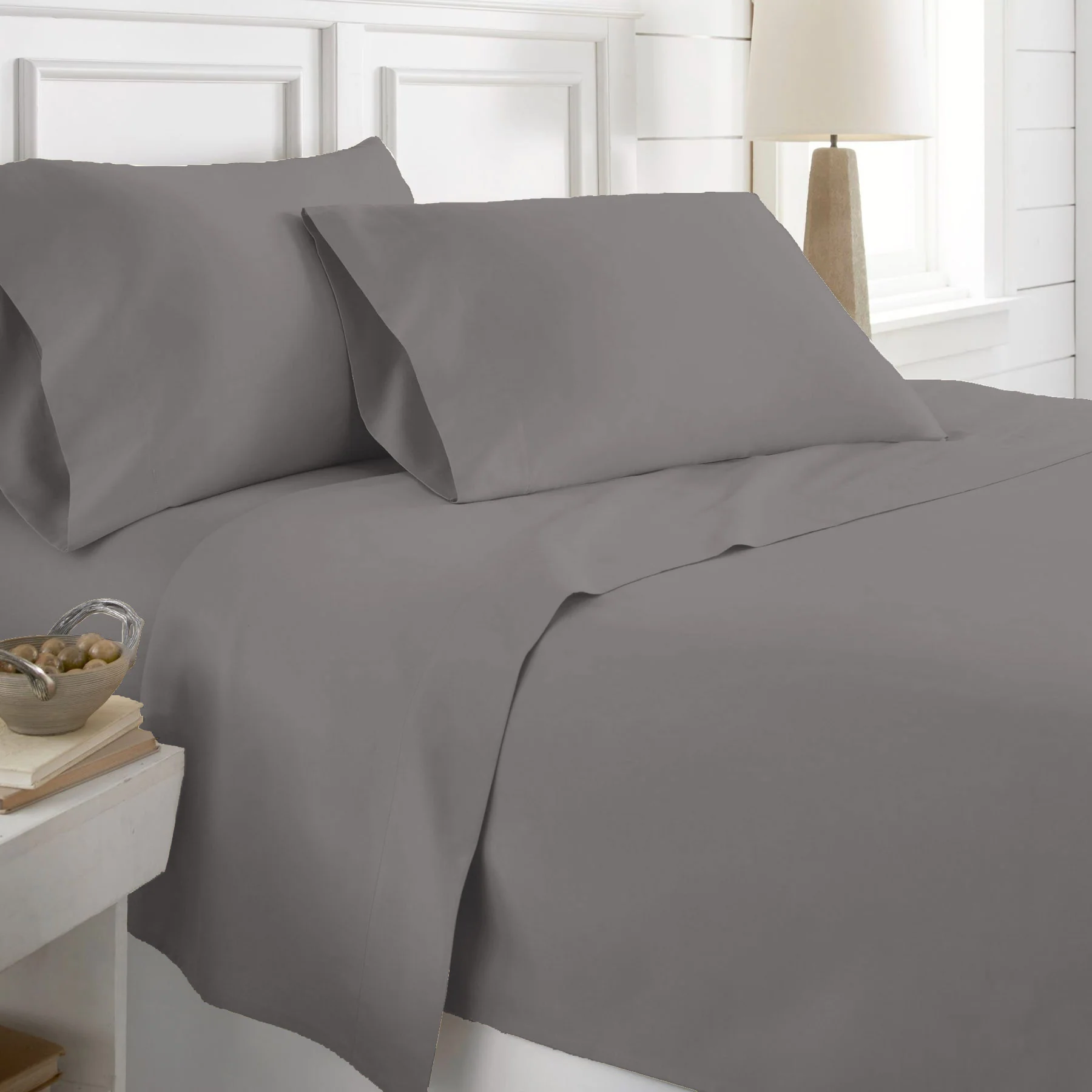 PREMIUS Super Soft 100% Cotton Sheet Set, Queen - Image 7