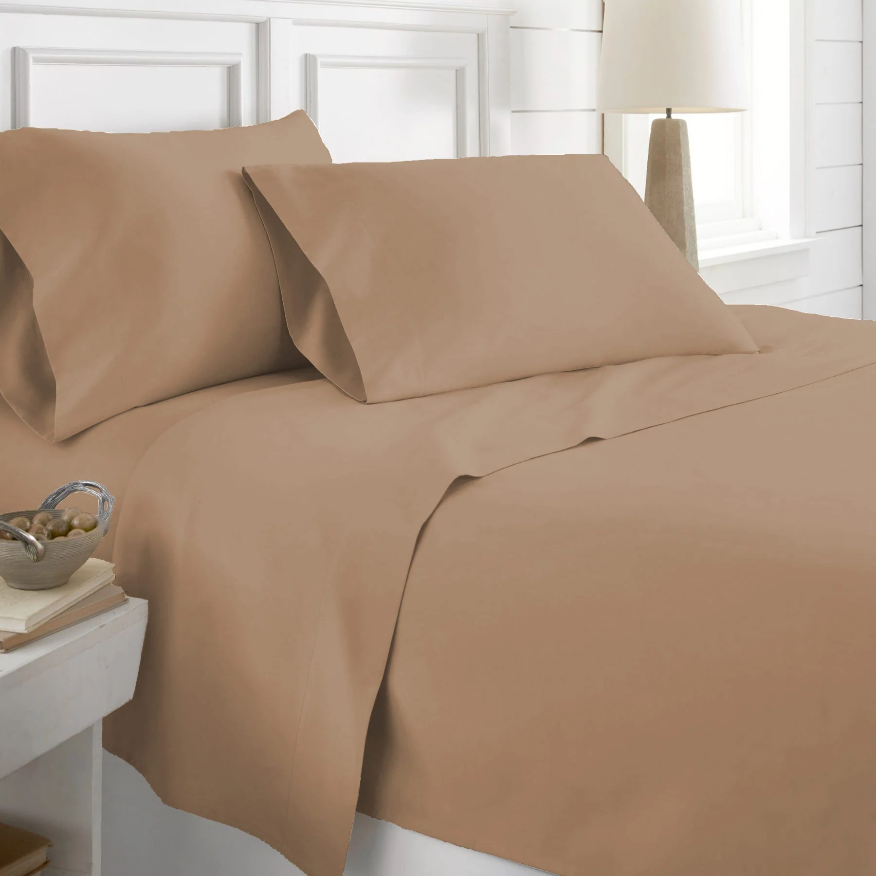PREMIUS Super Soft 100% Cotton Sheet Set, Queen - Image 9