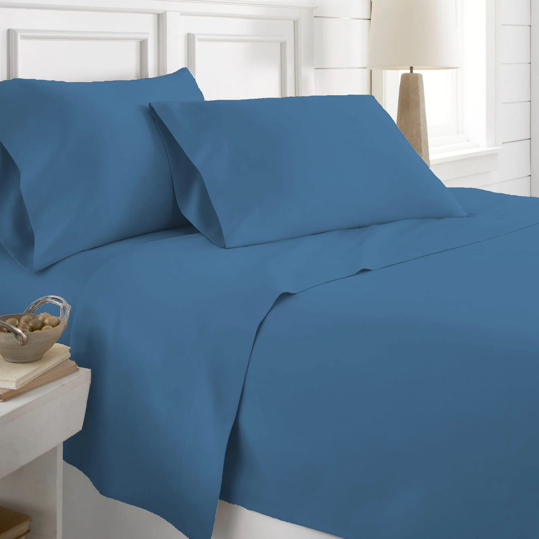 PREMIUS Super Soft 100% Cotton Sheet Set, Twin - Image 2