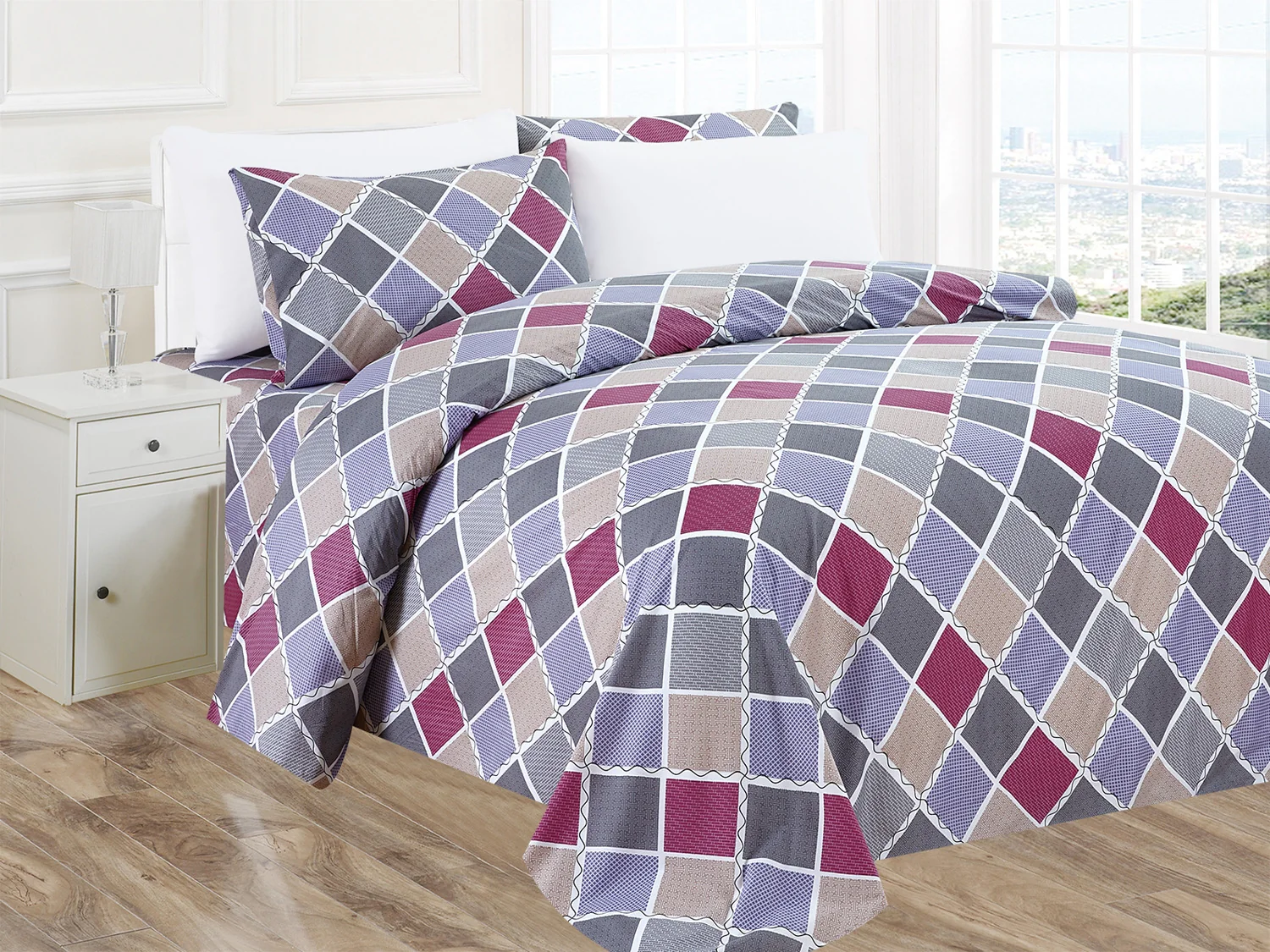 Premius Taylor Luxurious Wrinkle-Free Microfiber Sheet Set - Image 5
