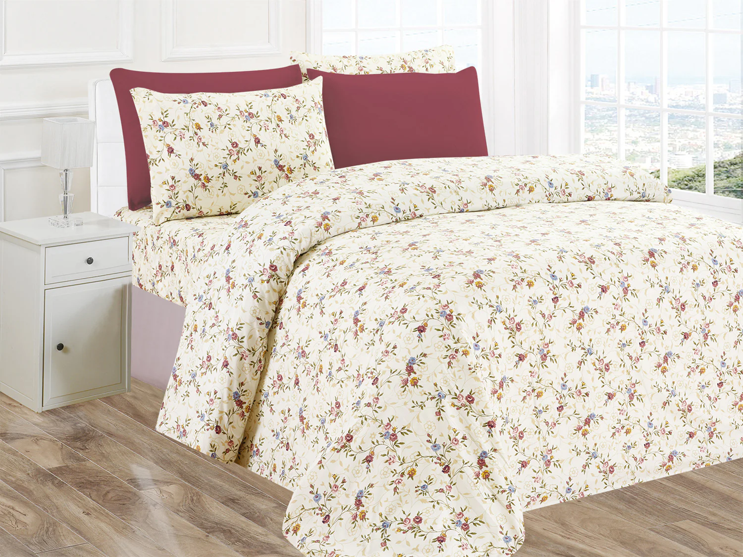 Premius Verona Luxurious Wrinkle-Free Microfiber Sheet Set - Image 4