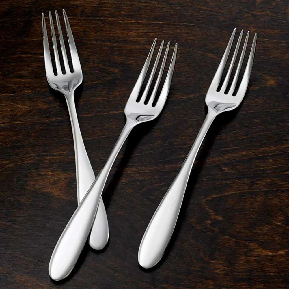 Reflections Stainless Steel Dinner Forks, 8 Inches, 3-pieces - Image 2