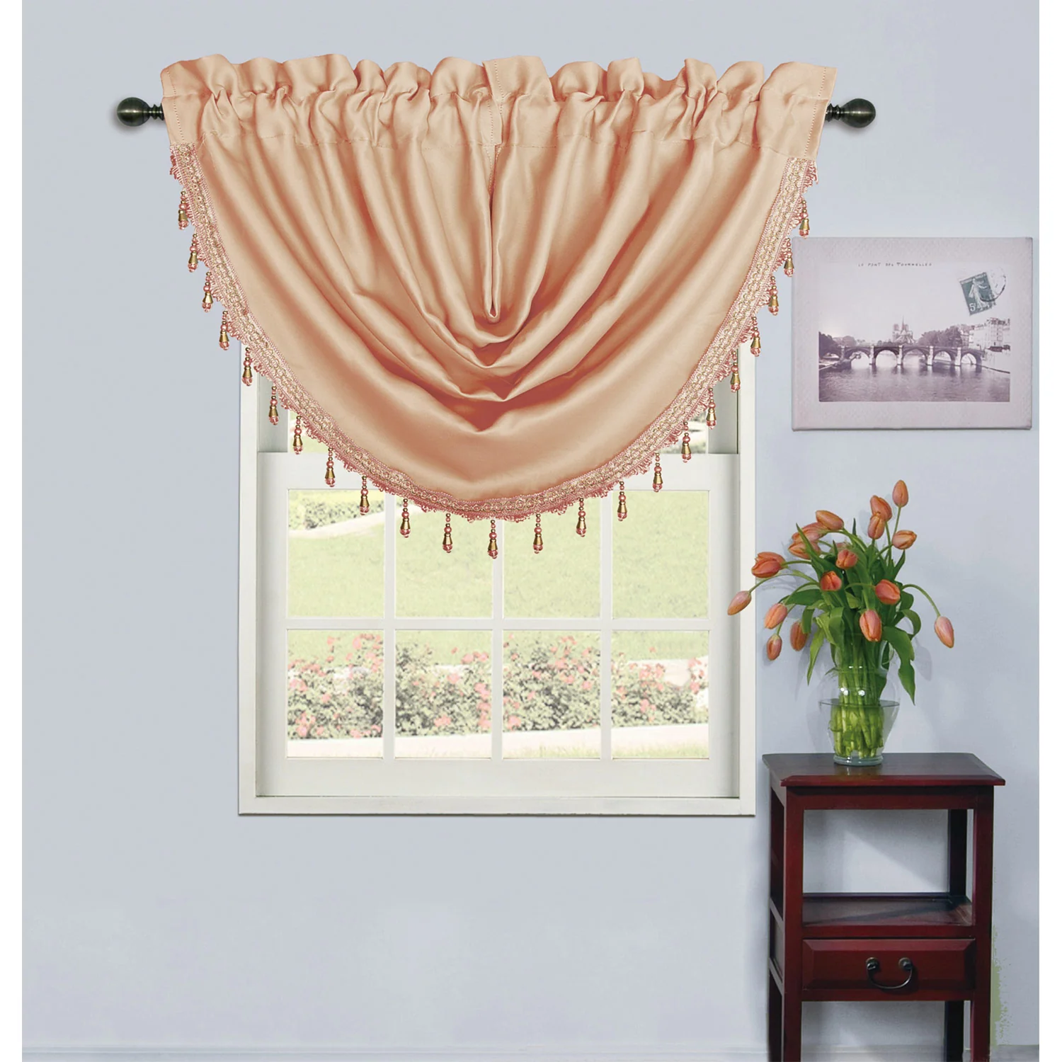 Rosario Rod Pocket Room Darkening Window Panel and Valance Treatments, All Sold Separately - Image 11