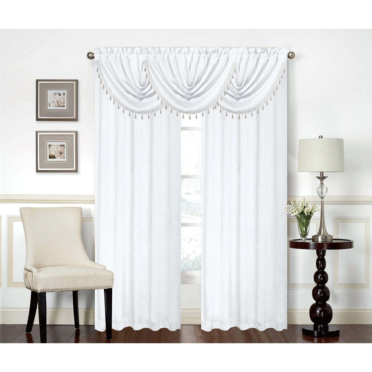 Rosario Rod Pocket Room Darkening Window Panel and Valance Treatments, All Sold Separately - Image 17