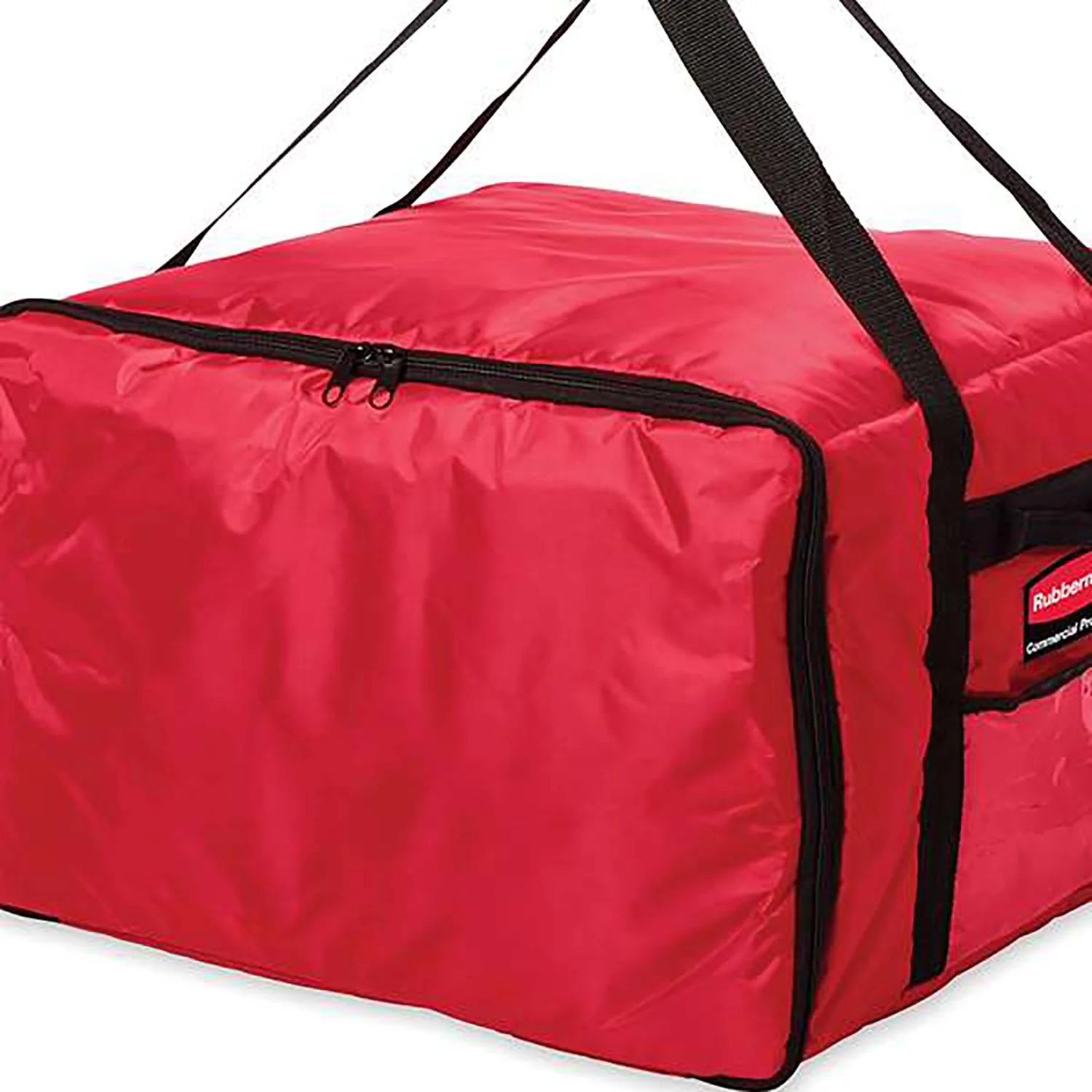 Rubbermaid Commercial Insulated Pizza and Food Delivery Bag, Large, 17 Inch, Red, Fits 6 Pizzas - Image 3