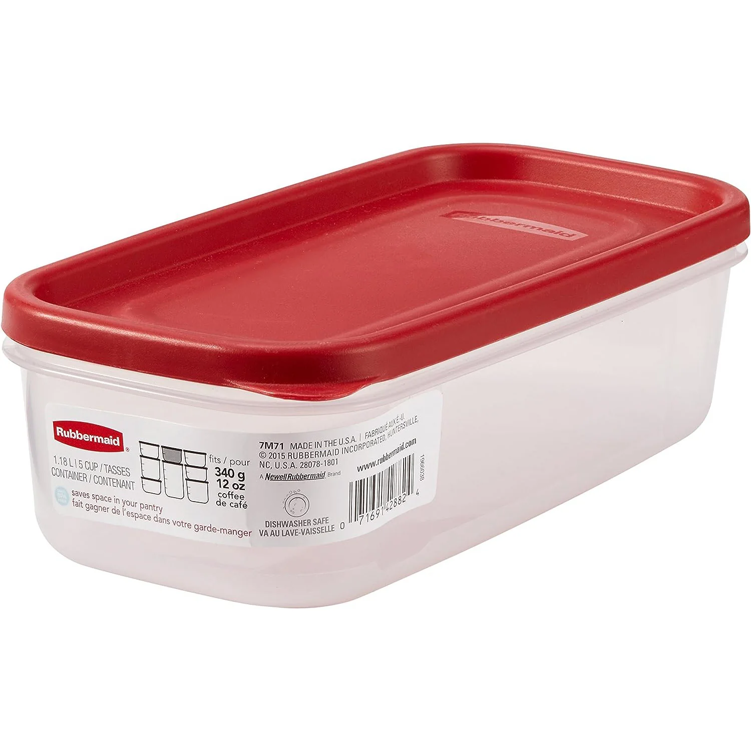 Rubbermaid Dry Food Storage 5 Cup Clear Base - Image 6