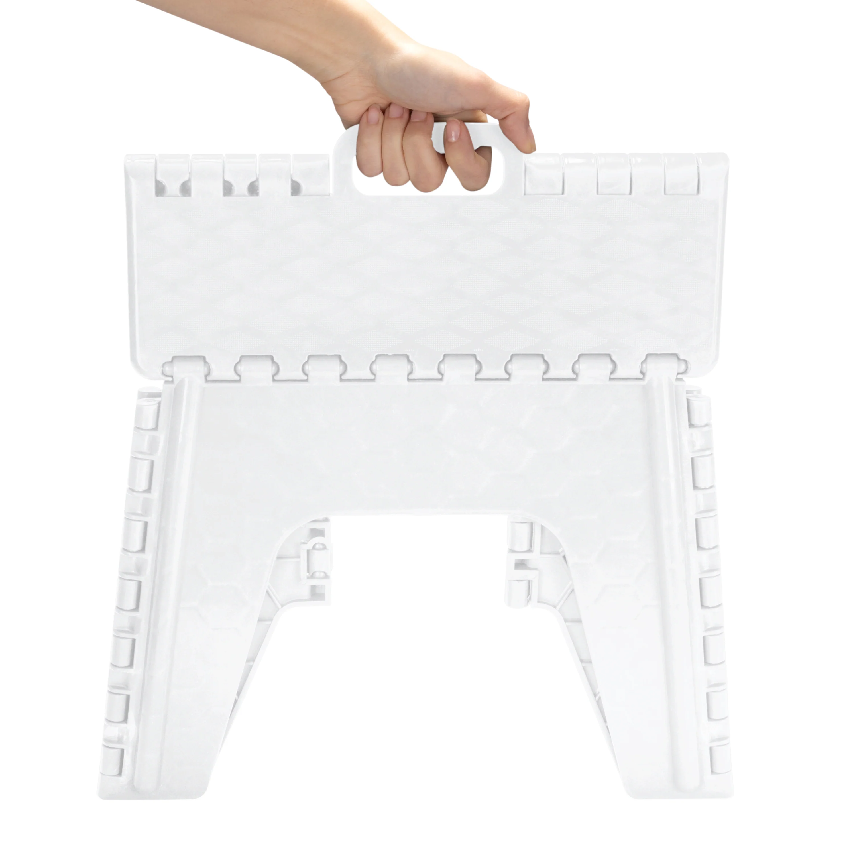 Simplify 12" Folding Step Stool in Black - Image 3