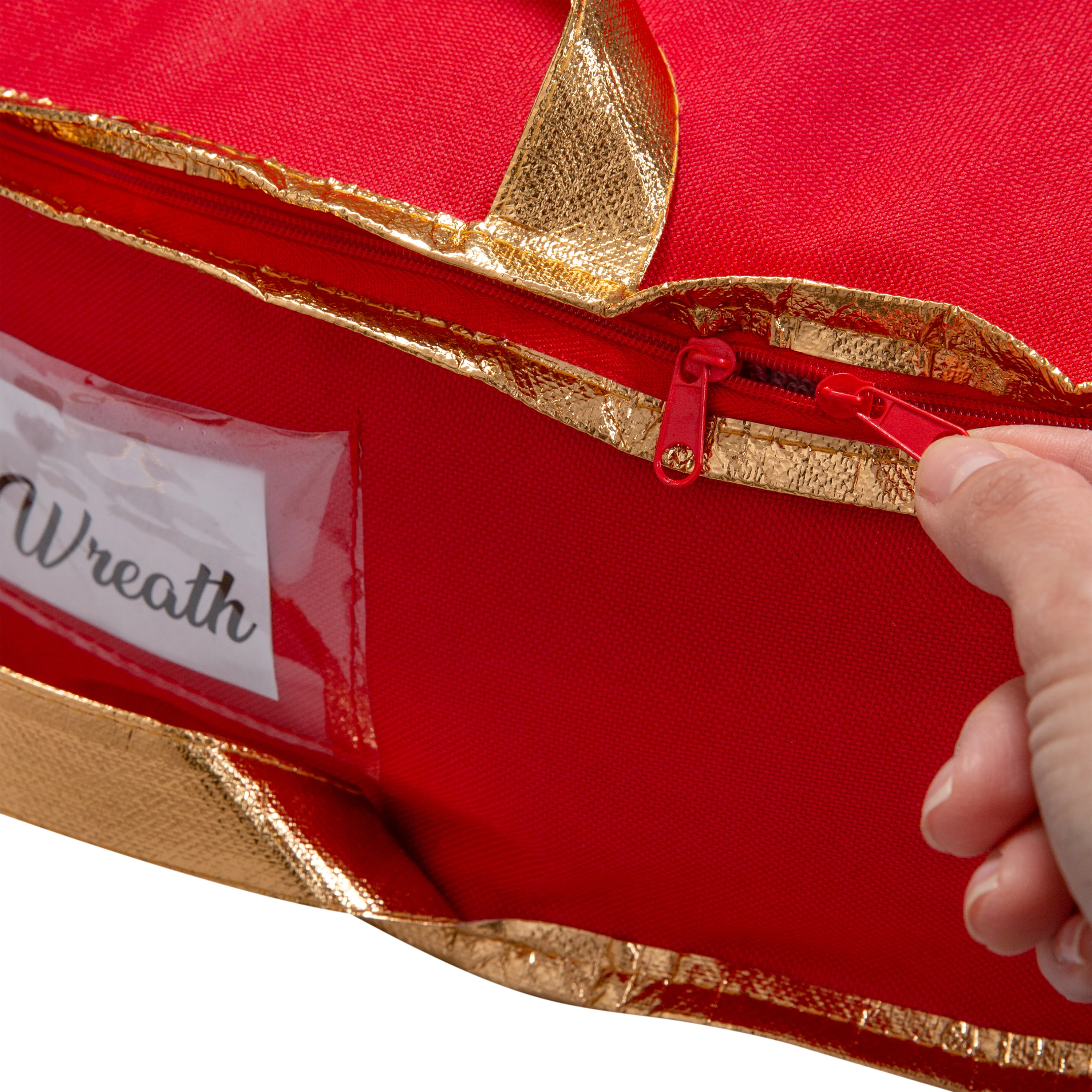 Simplify 2 Pack 36" Holiday Wreath Bag - Image 4