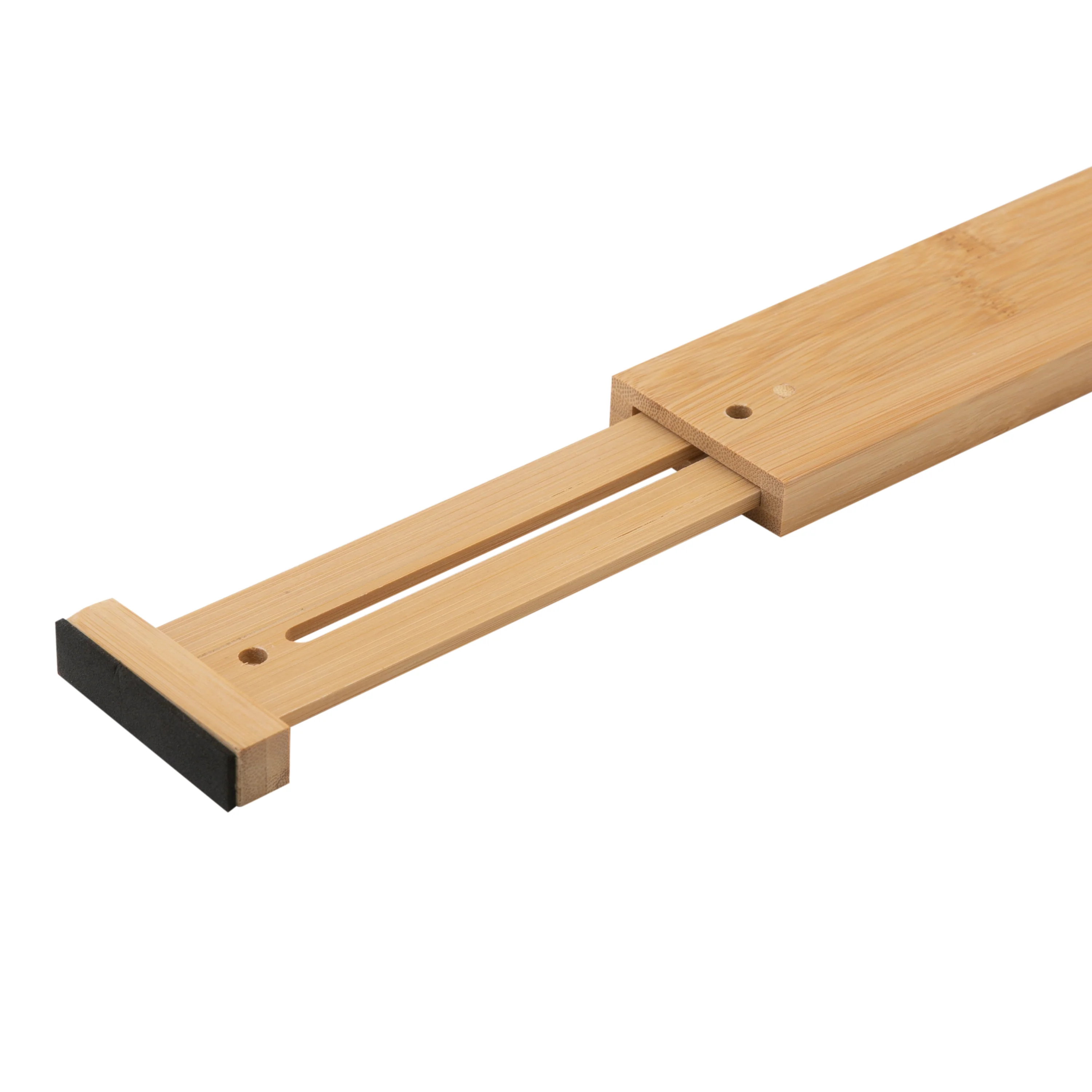 Simplify 2 Pack Large Adjustable Drawer Dividers in Bamboo - Image 2