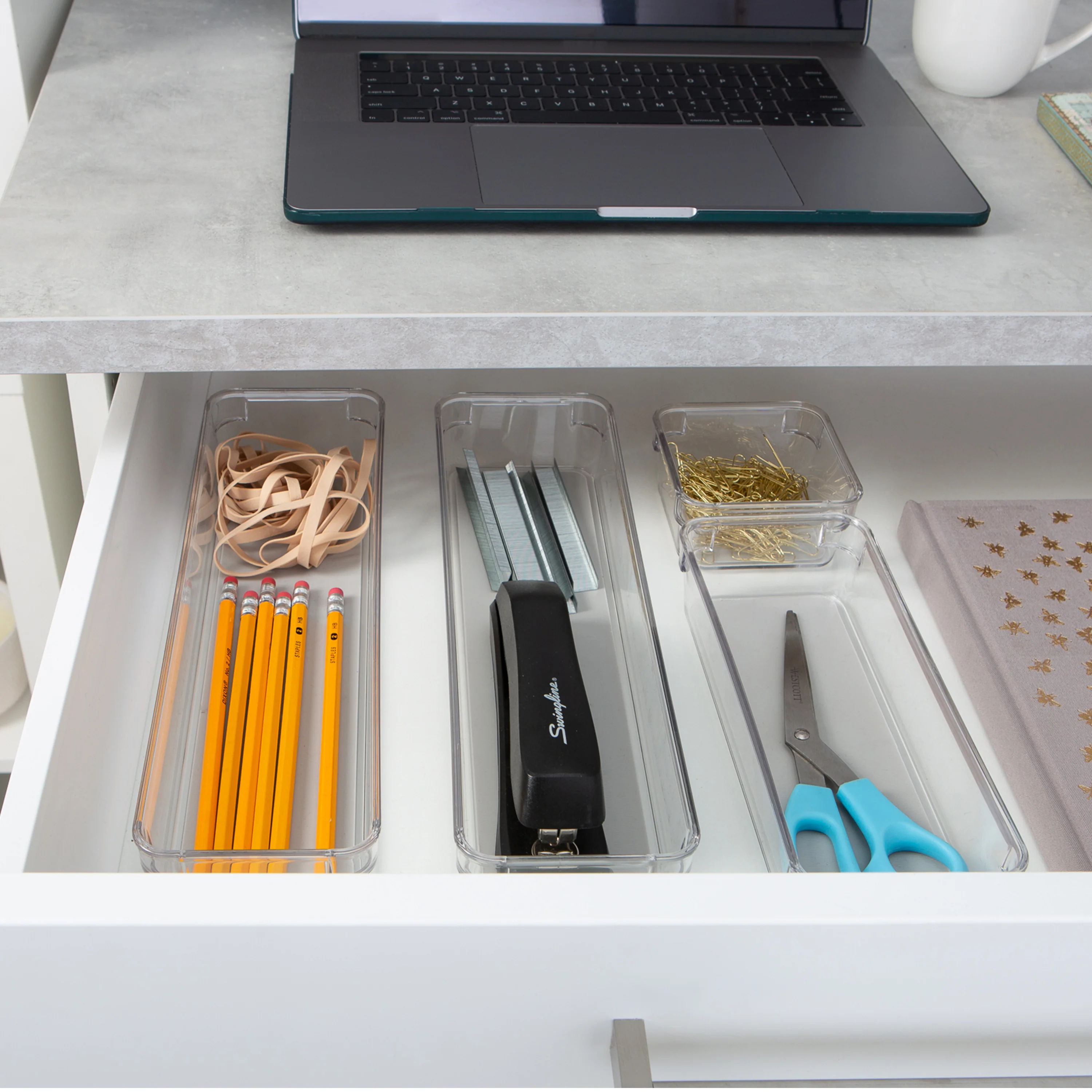 Simplify 4 Pack Multipurpose Drawer Organizers - Image 3