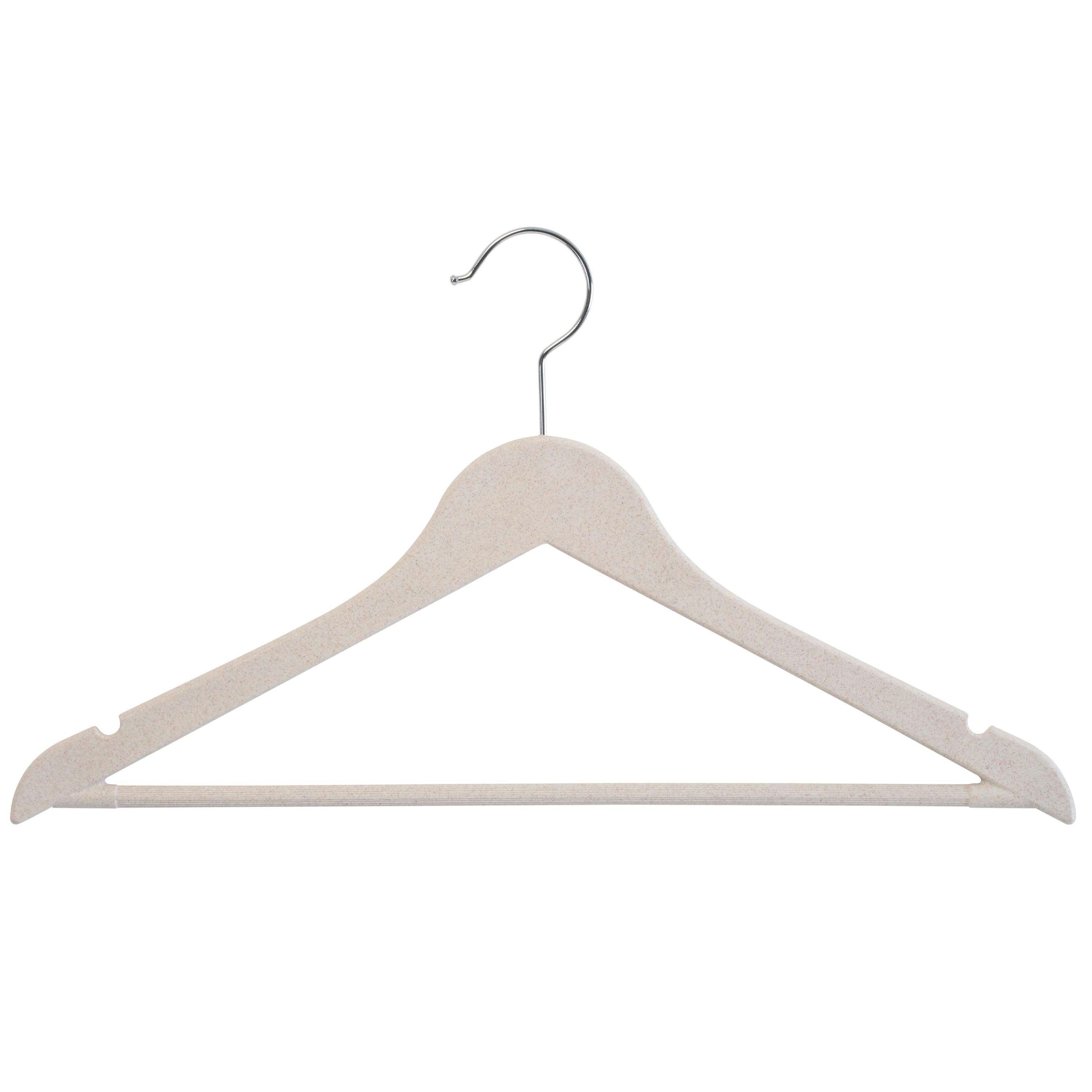 Simplify 5 Pack Eco Friendly Eco-Wheat Natural Hangers - Image 4