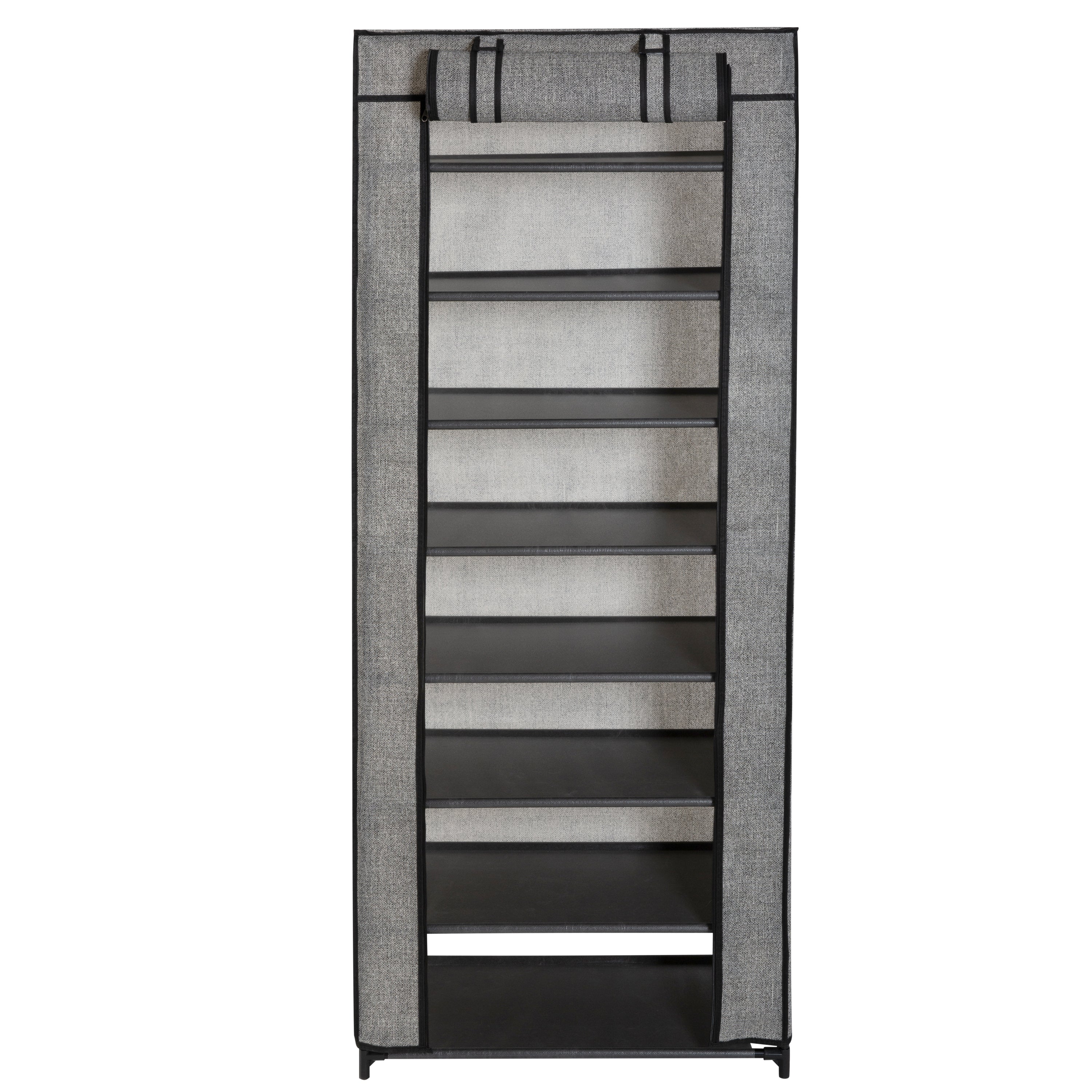Simplify 8 Tier Shoe Organizer with Cover - Image 4
