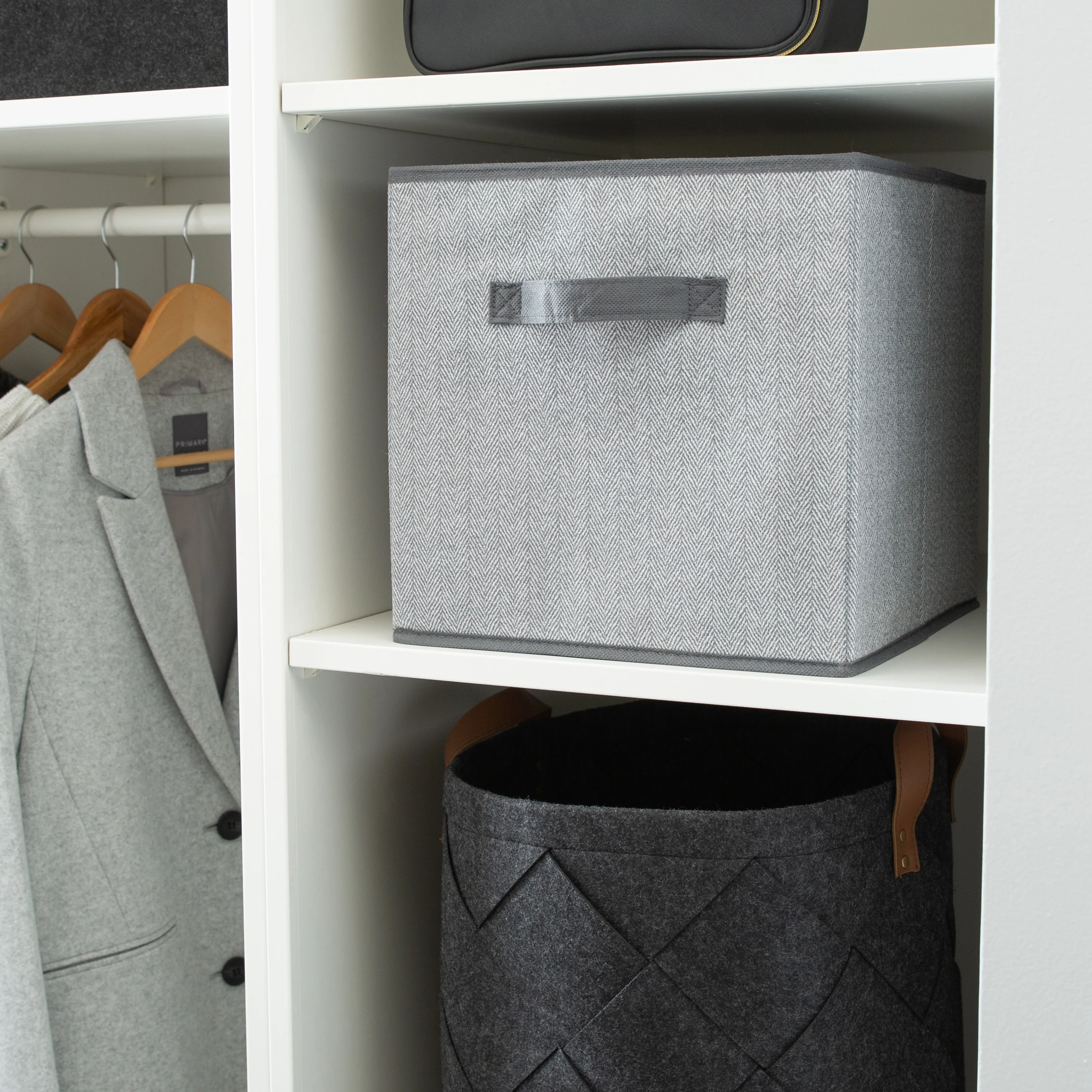 Simplify Collapsible Storage Cube in Grey - Image 3