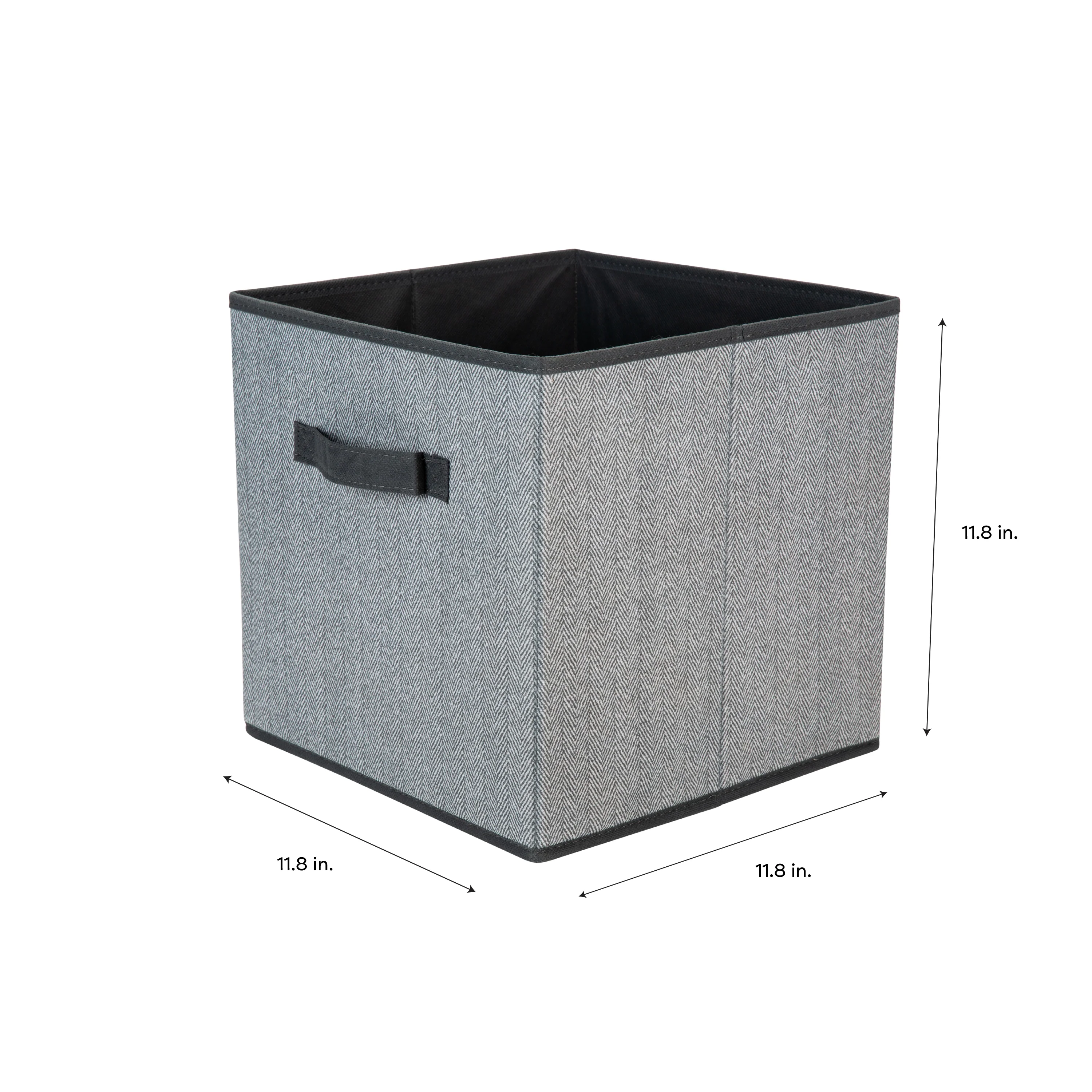Simplify Collapsible Storage Cube in Grey - Image 4