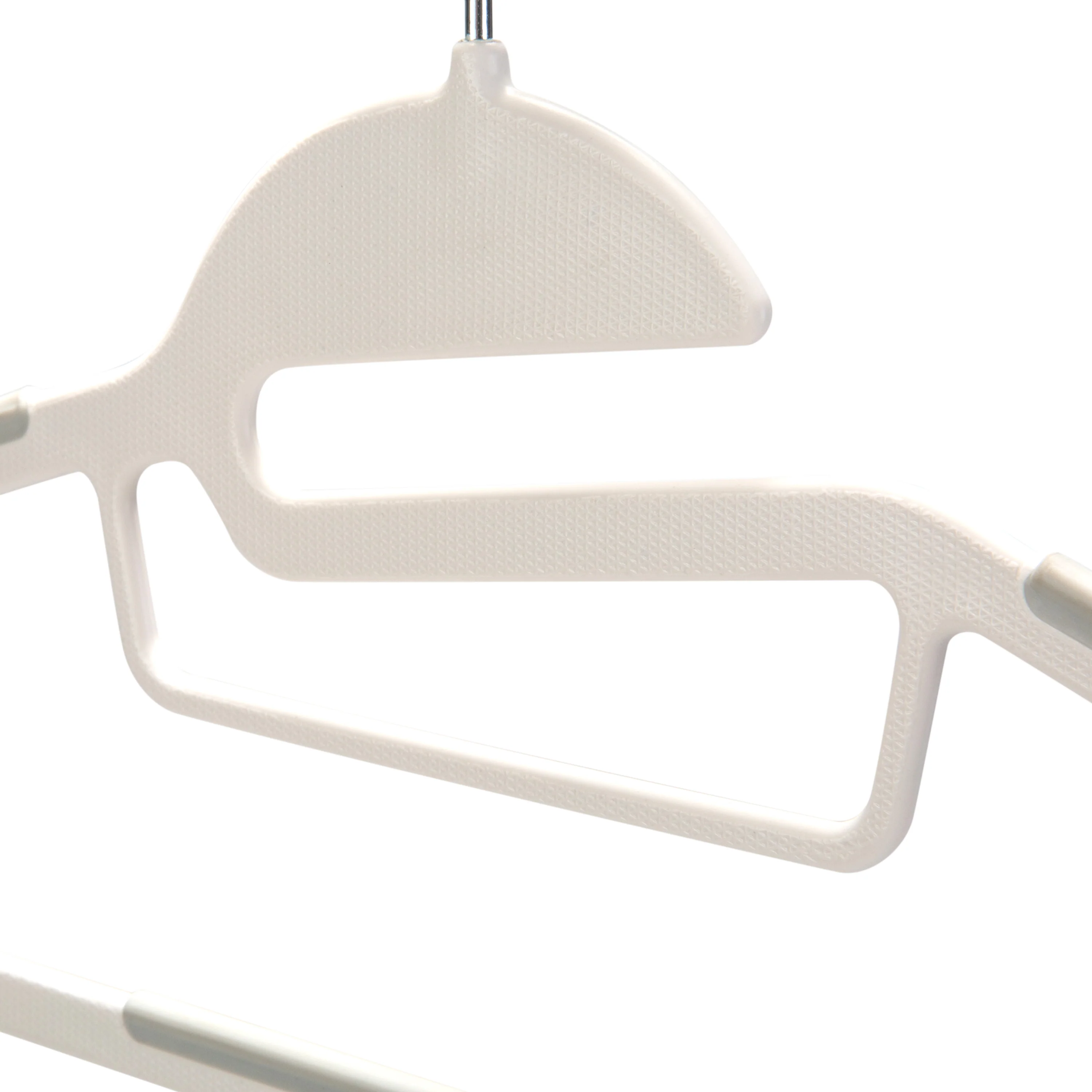 Simplify Kids 12 Pack Collar Saver Ultimate Hangers in White - Image 4