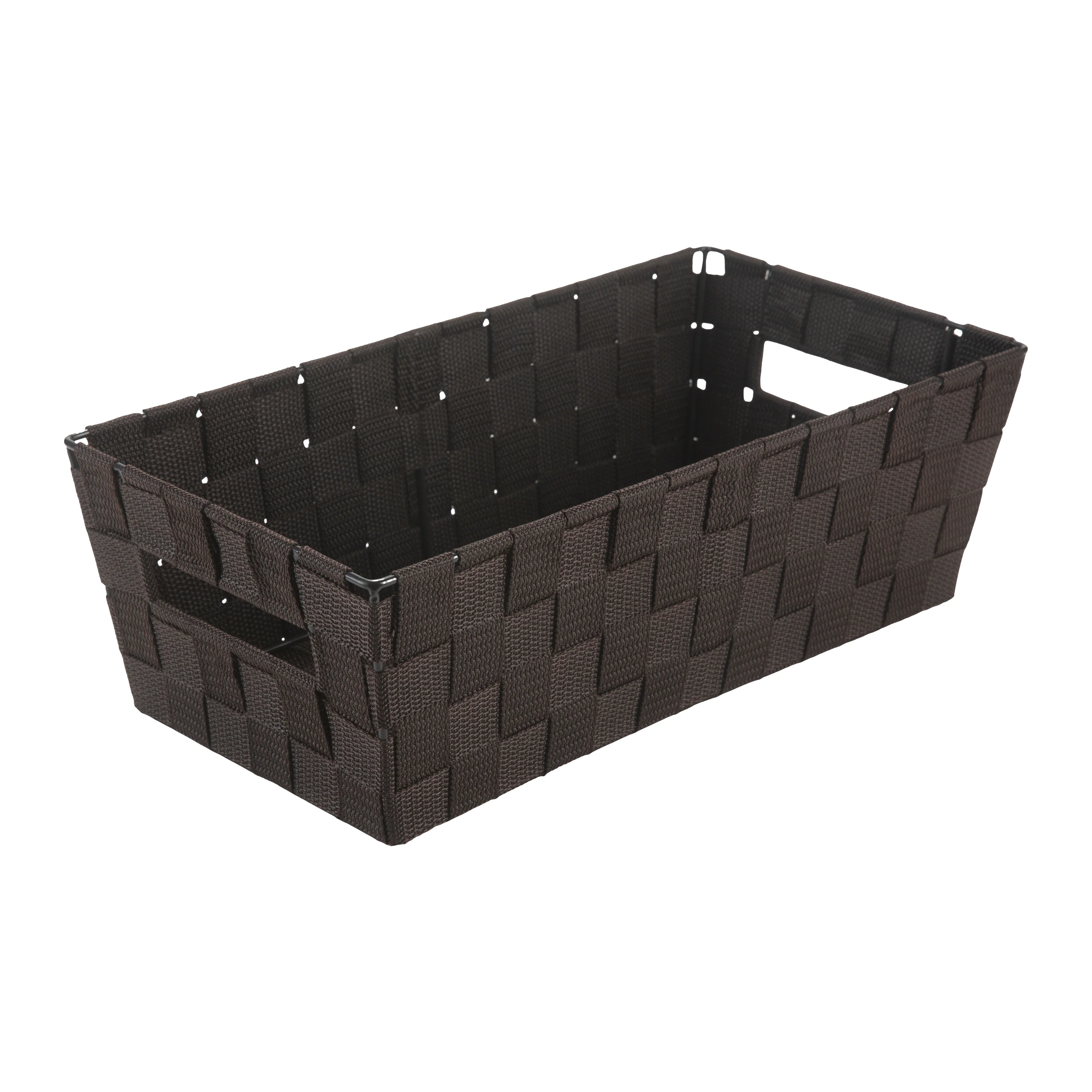Simplify Medium Woven Strap Shelf Tote in Chocolate
