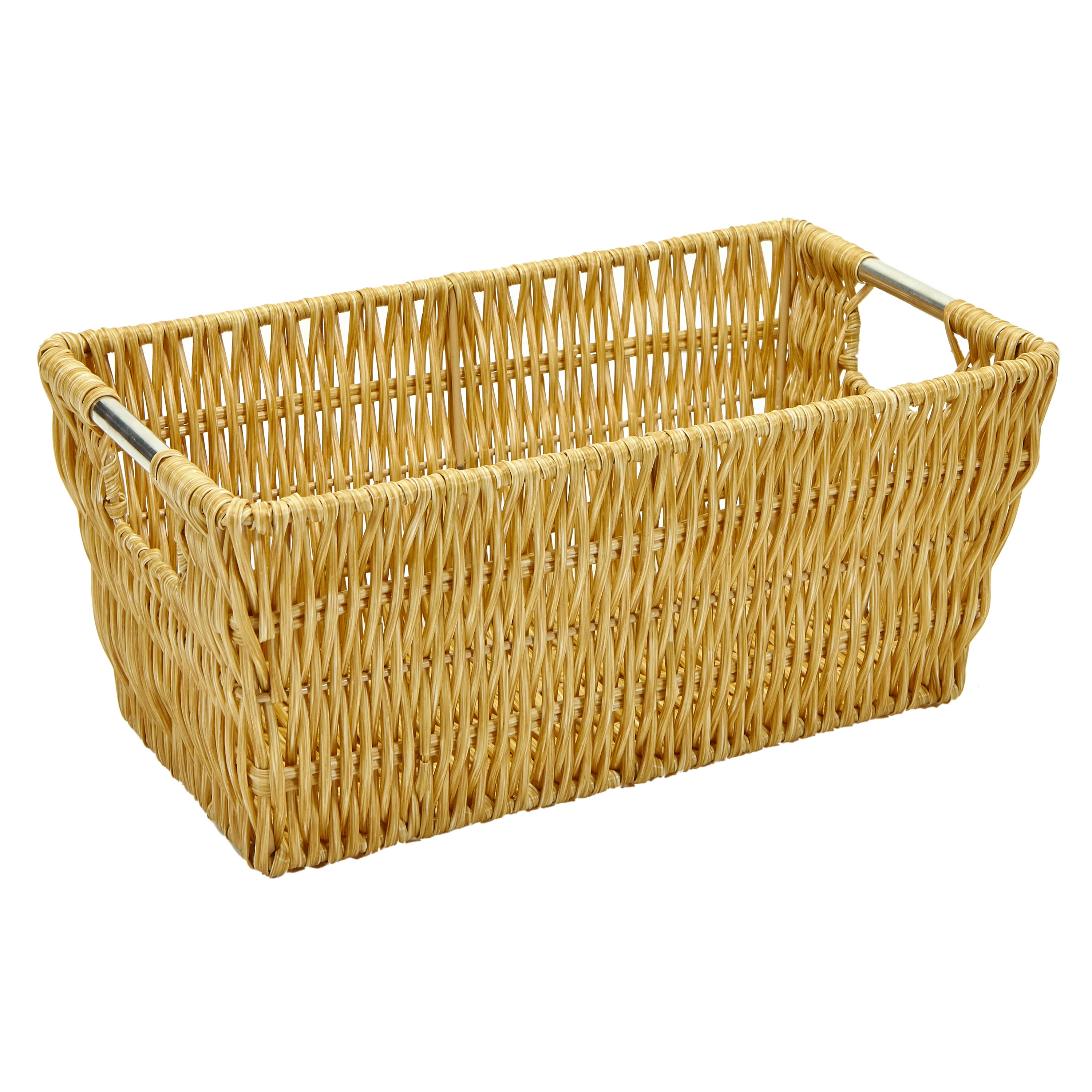 Simplify Small Rattan Storage Basket in Natural
