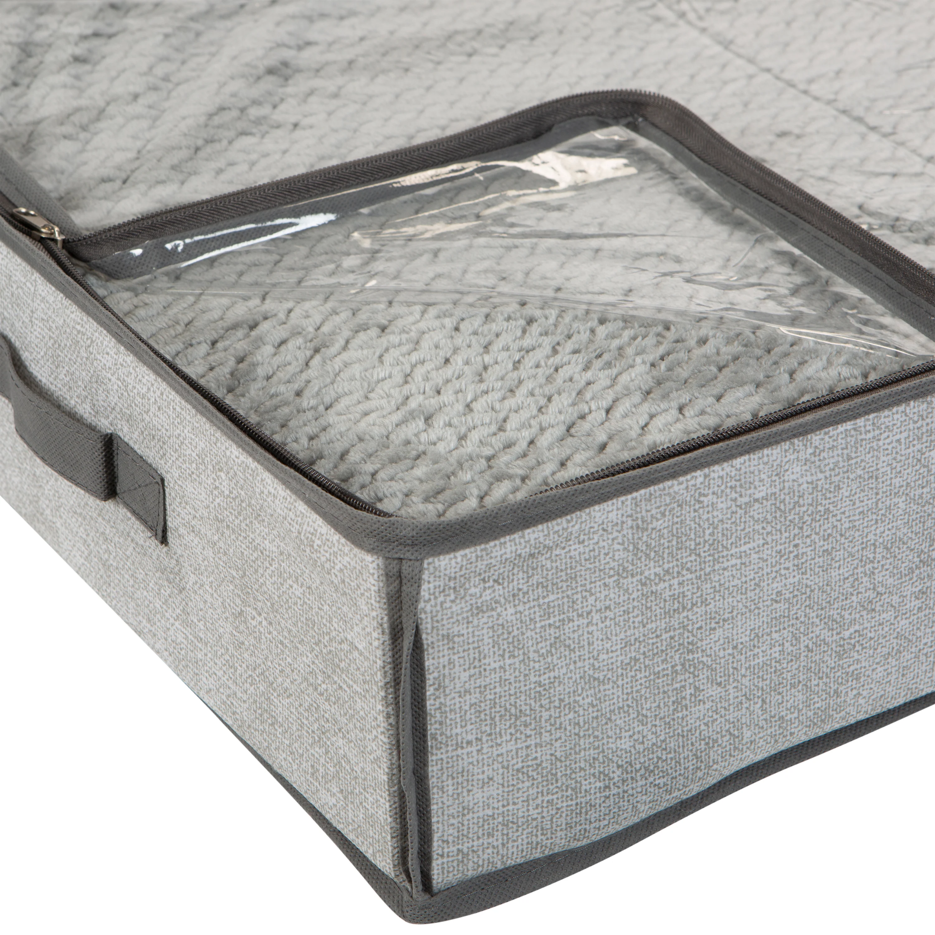 Simplify Under the Bed Storage Bag in Heather Grey - Image 3