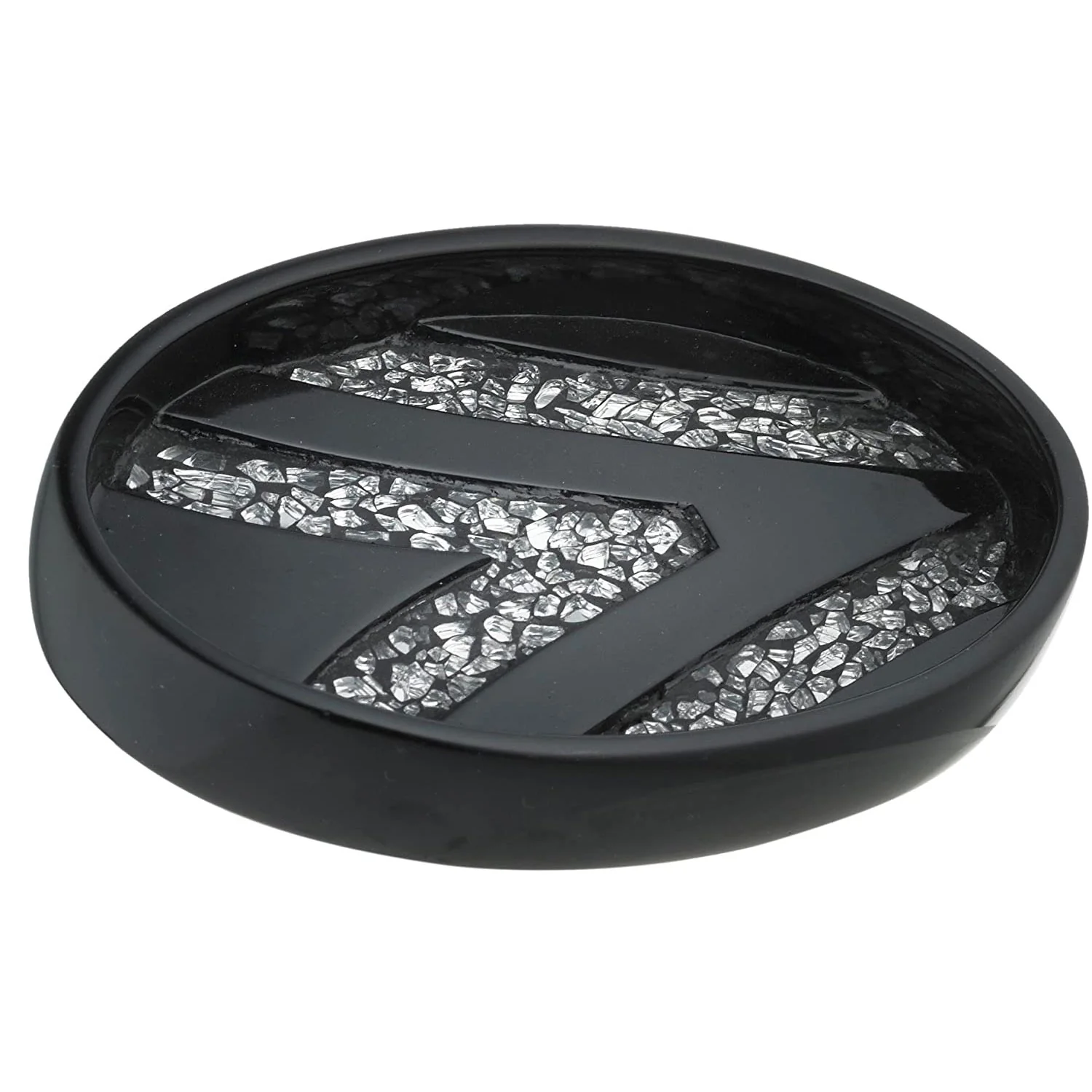 Sinatra Complete Bath Ensemble Decor Set, Black, All Sold Separately - Image 6