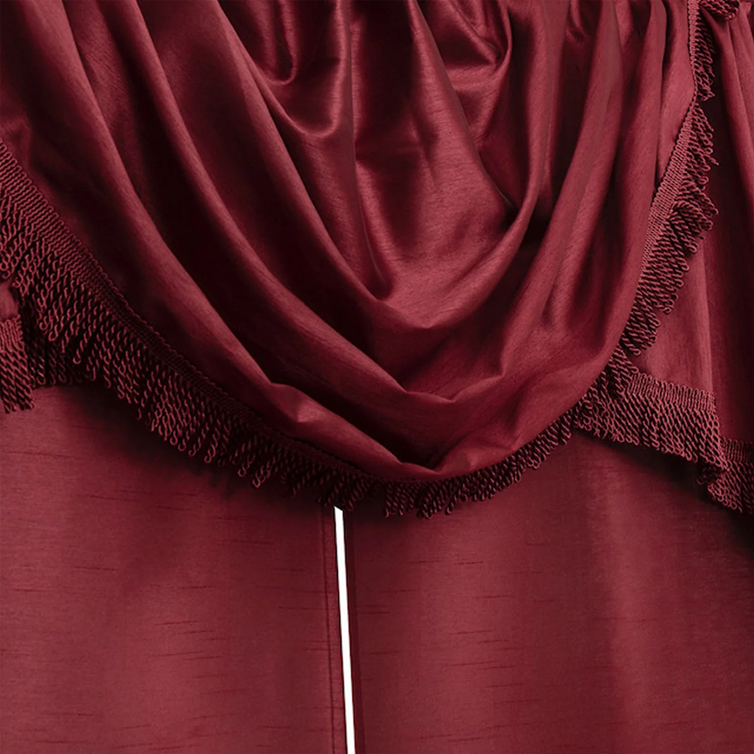 Sorento Faux Silk Rod Pocket 5-Piece Complete Window Curtains Set, 56x84 Inches - Image 19