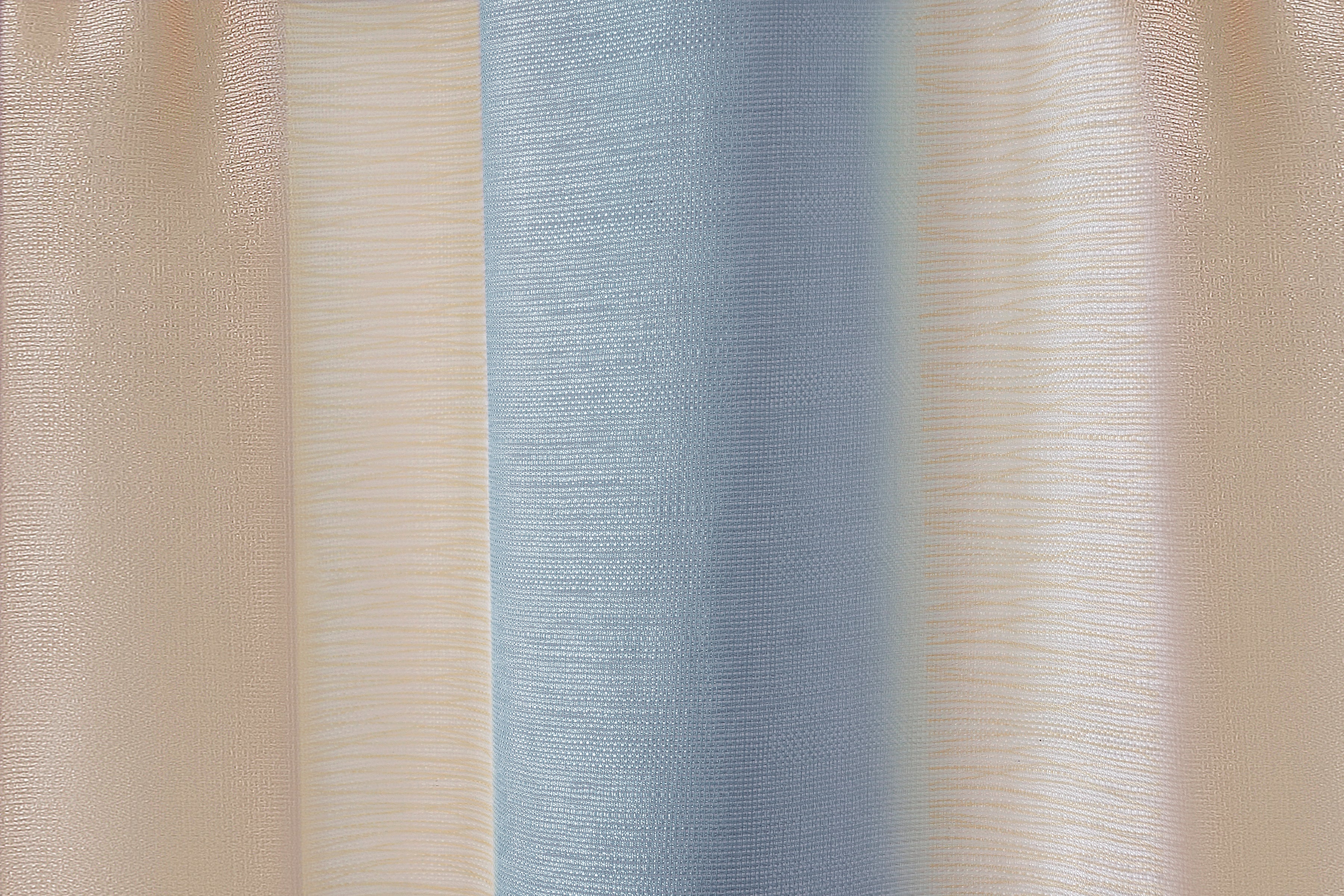 Spectrum Textured Sheer Rod Pocket Panel, Silver Gold, 50x84 Inches - Image 3