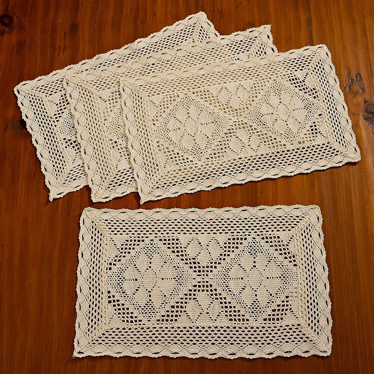 Stars Crochet Vintage Lace Design Table Runner - Image 17