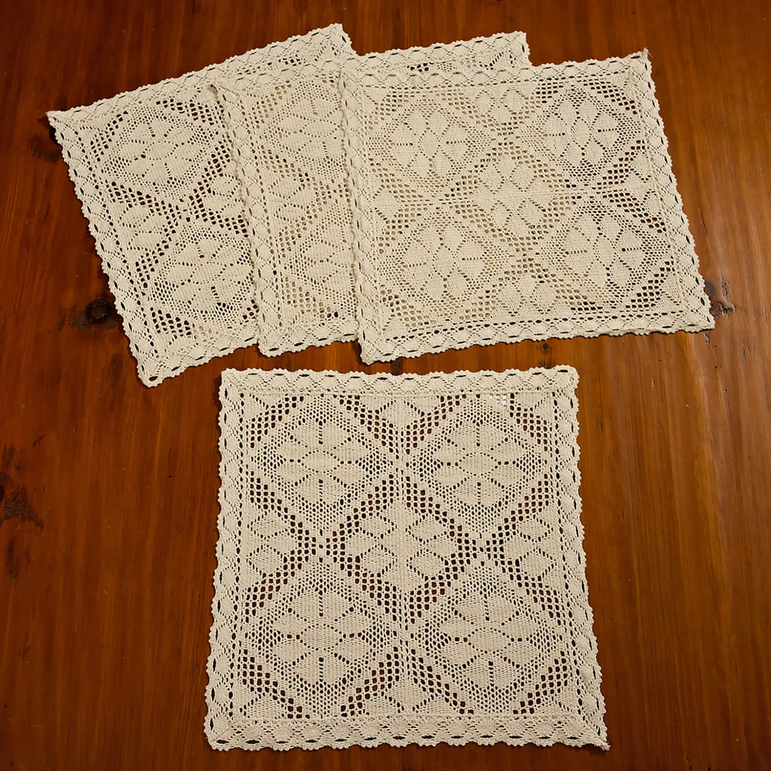 Stars Crochet Vintage Lace Design Table Runner - Image 9