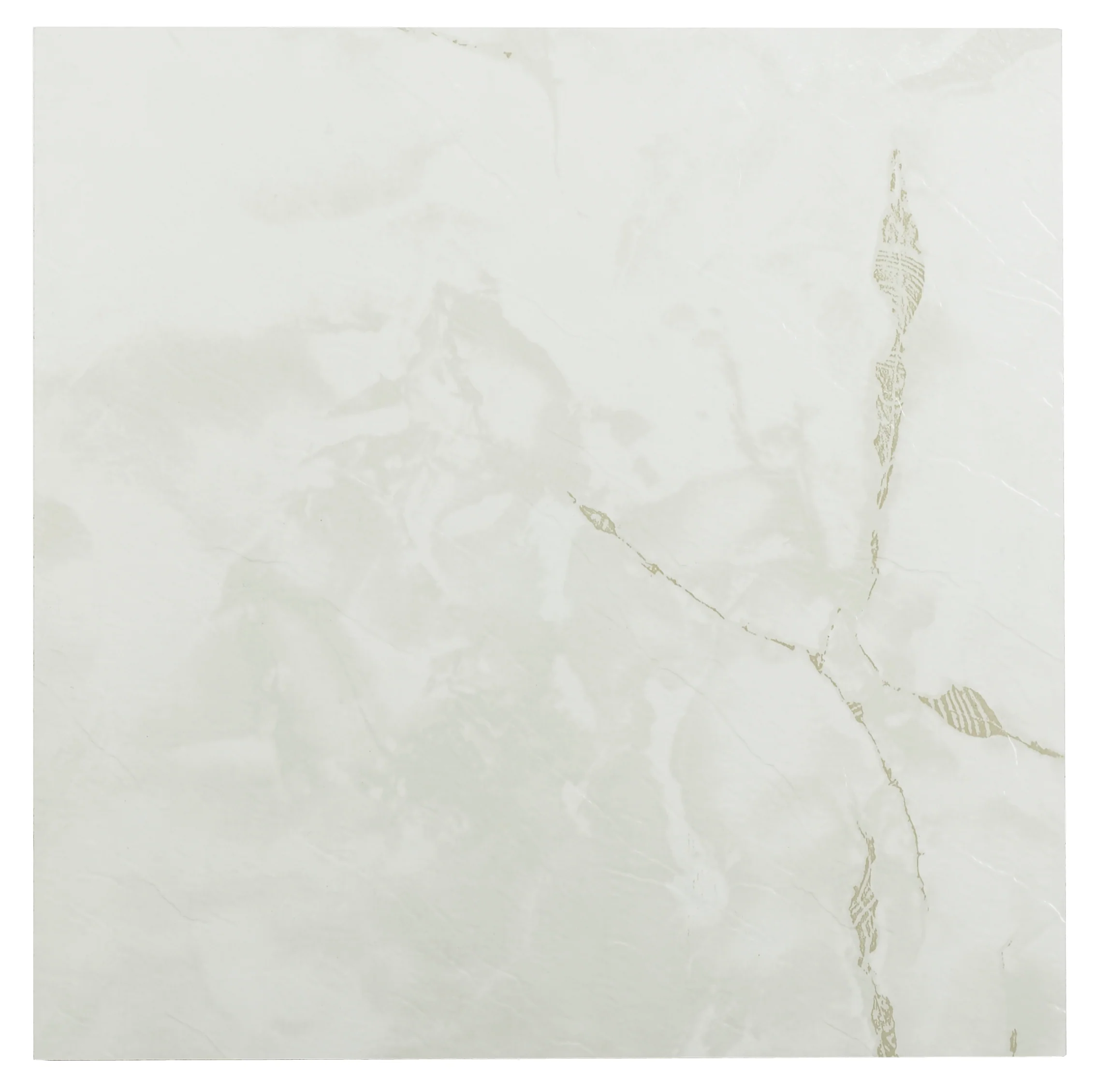 Sterling Classic White with Grey Veins 12x12 Self Adhesive Vinyl Floor Tile - 20 Tiles/20 sq. ft.