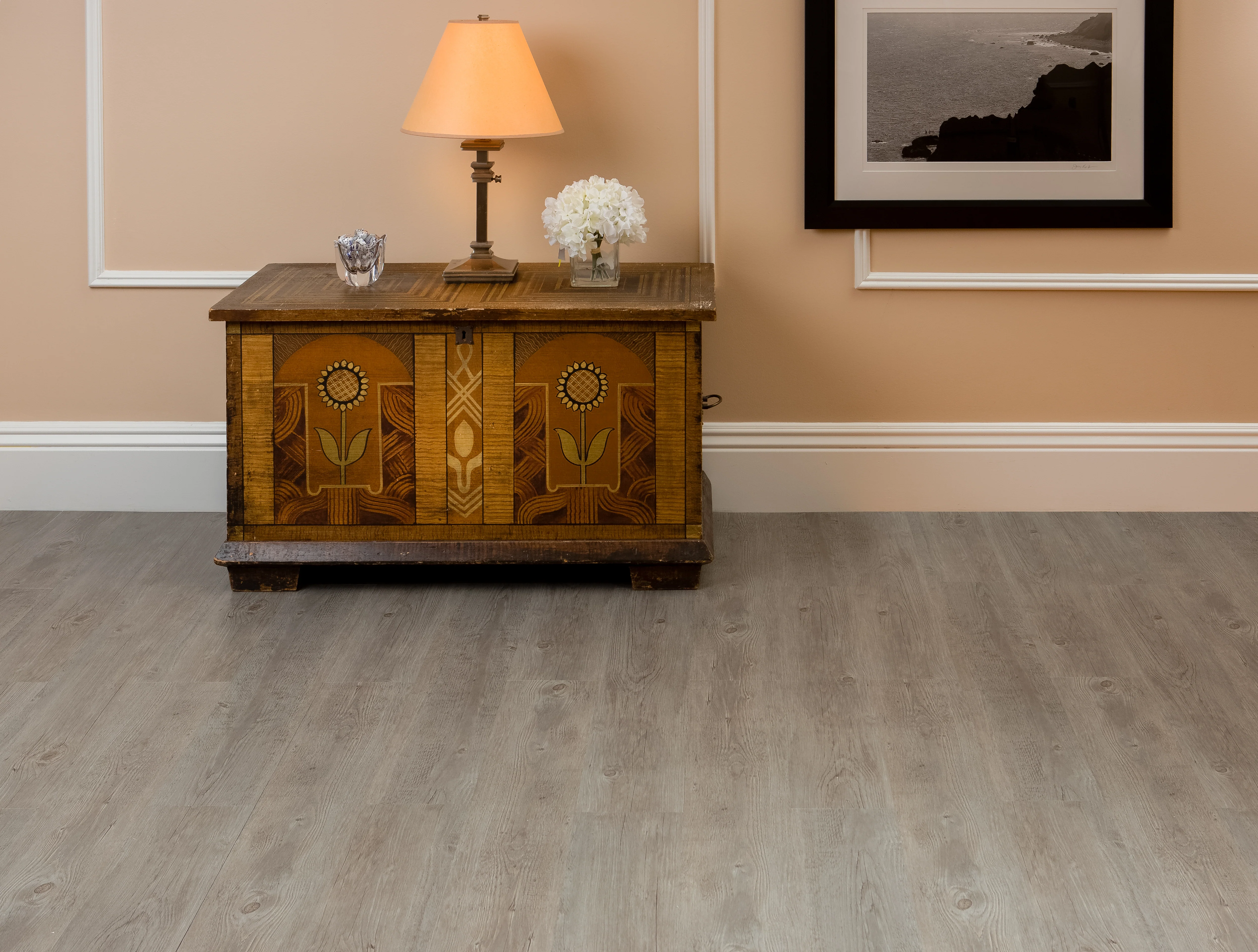 Sterling Light Grey Oak 6x36 1.2mm Self Adhesive Vinyl Floor Planks - 10 Planks/15 sq. ft. - Image 2