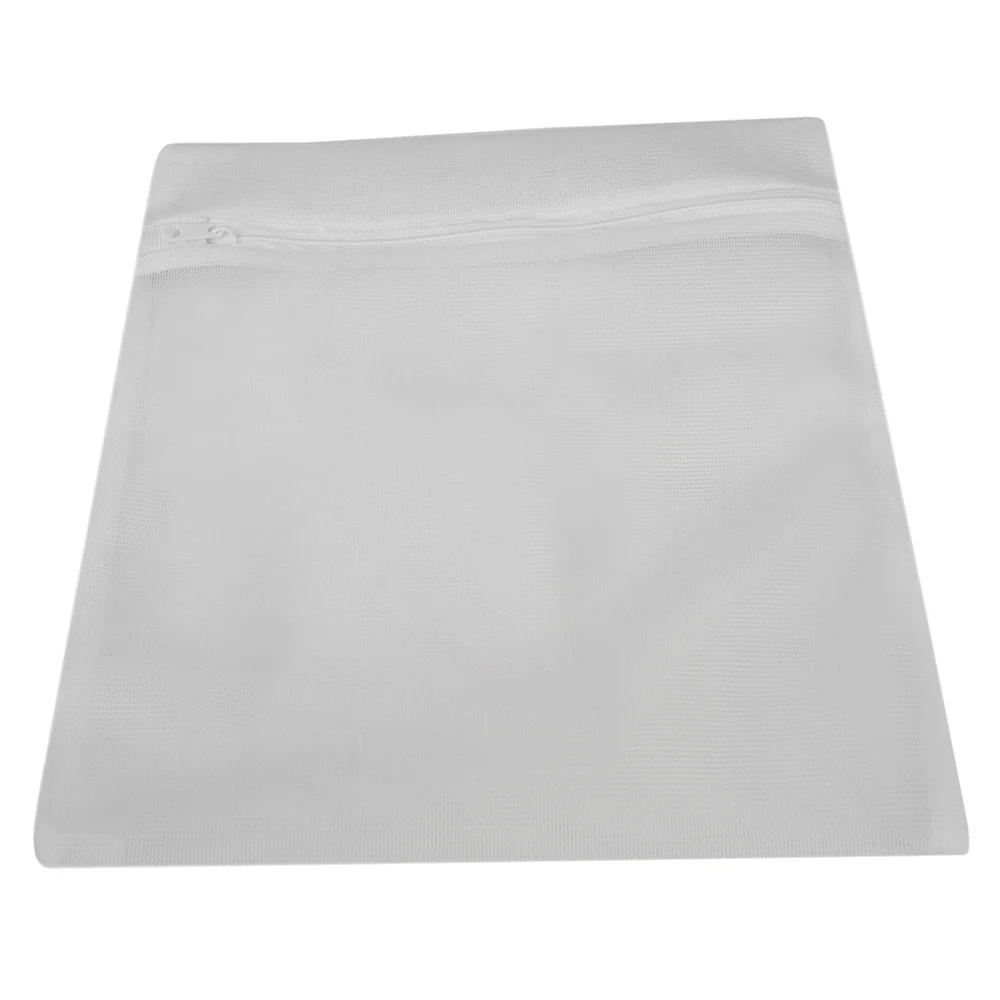 Home Basics 3 Piece Micro Mesh Delicate Intimate  Laundry Wash Bag, White - Image 5